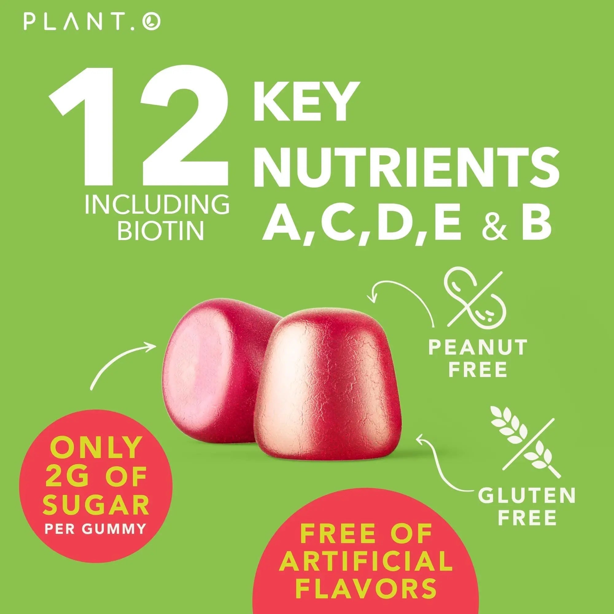 Complete Multivitamin Gummies for Adults – All-in-One Blend of Vitamin A B C D E Zinc and Biotin - Adult Vitamin Gummy for Energy and Immunity PLANT.O NUTRITIONAu supplements