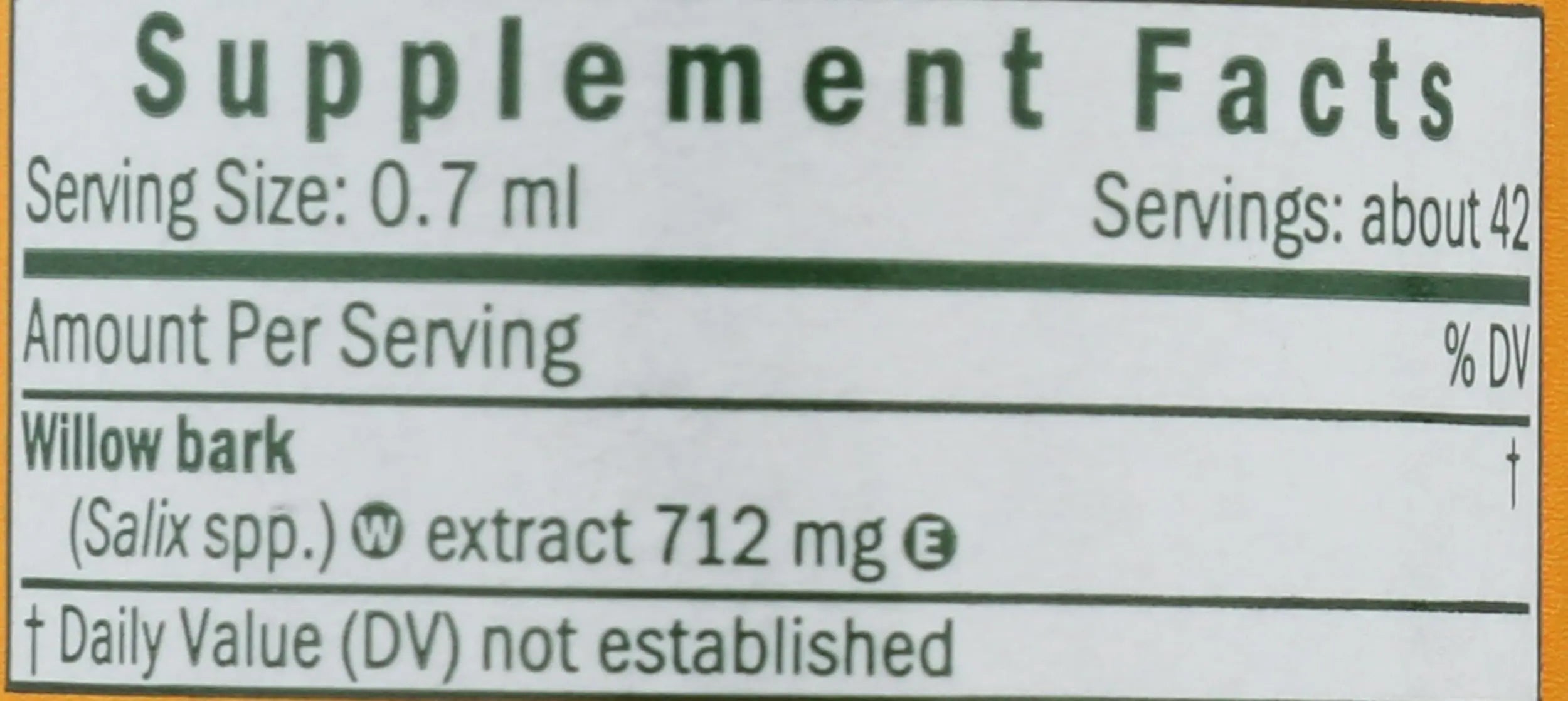 Herb Pharm Willow Bark Liquid Extract for Minor Pain - 1 Ounce (DWILL01) Herb PharmAu supplements