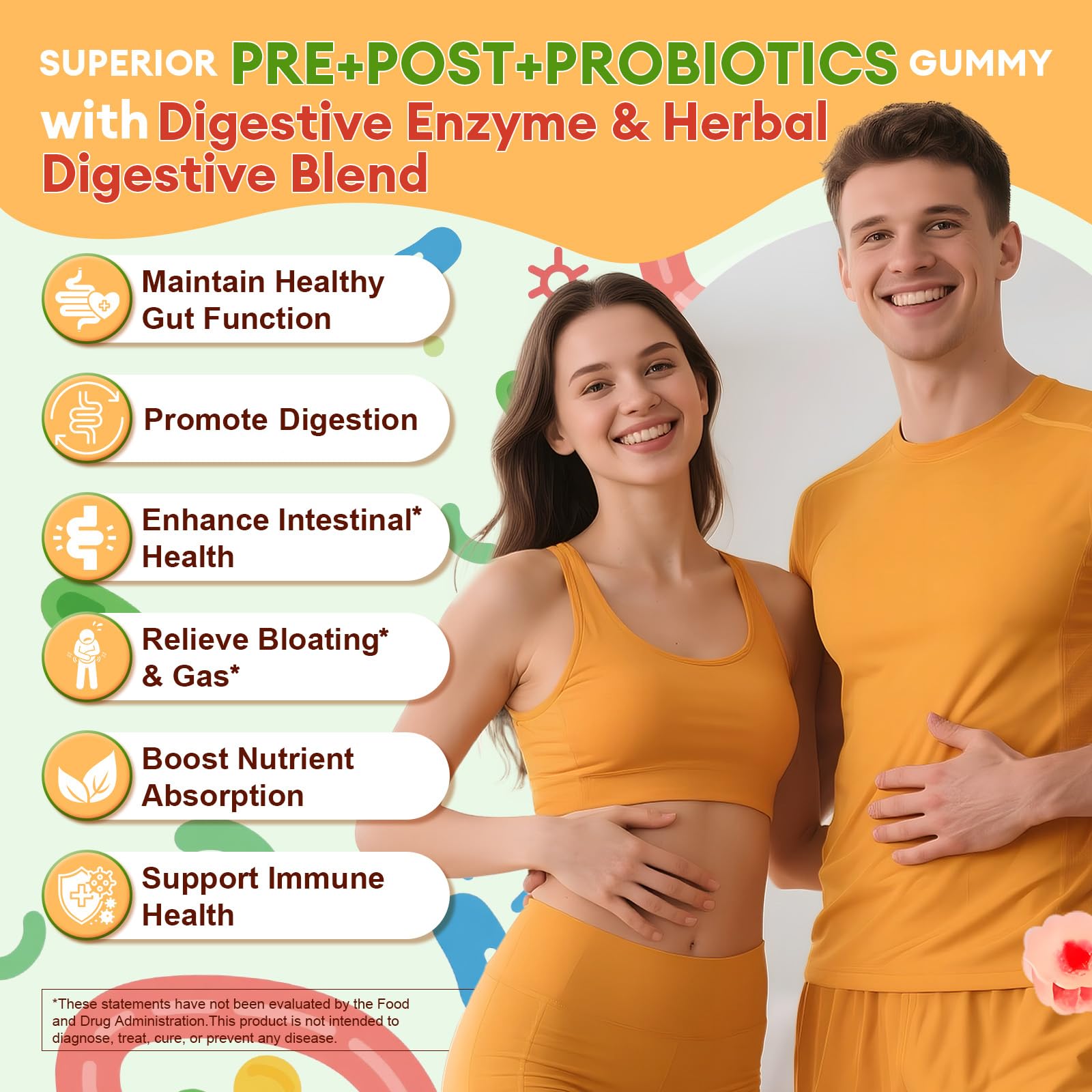 (2 Packs) Totaria Sugar Free 5-in-1 Probiotic Prebiotic Postbiotic Gummy, Probiotics for Women Men with Digestive Enzymes, Peppermint, Complete Immune, Gut & Digestive Support, Vegan Strawberry Flavor TotariaAu supplements