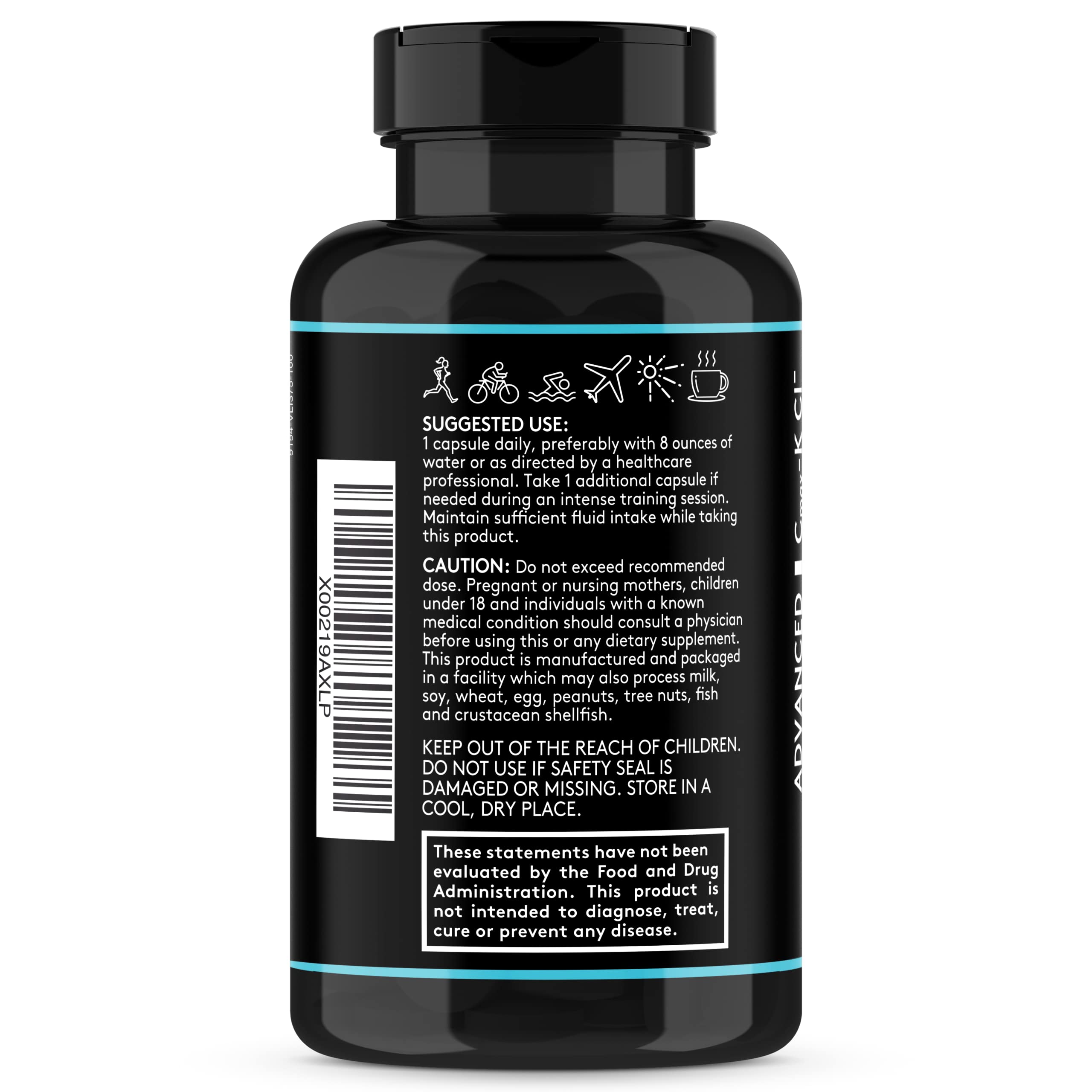 Complete Electrolyte Supplement Pills High Absorption | Cmax Potassium Chloride Magnesium Sodium Calcium Zinc | Boost Endurance Muscle Recovery Mental Focus | Salt Electrolytes Tablets | Keto Friendly Youth & TonicAu supplements