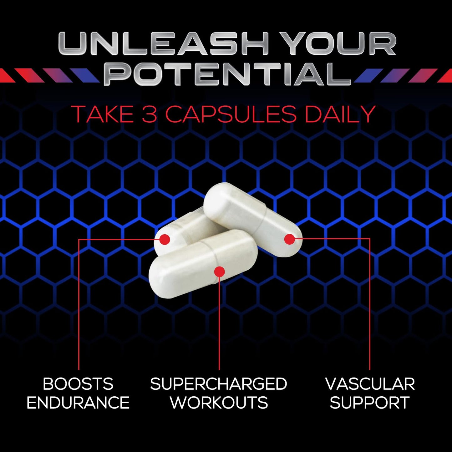 Extra Strength Nitric Oxide Supplement L Arginine 3X Strength - Citrulline Malate, AAKG Nature's NutritionUS supplements