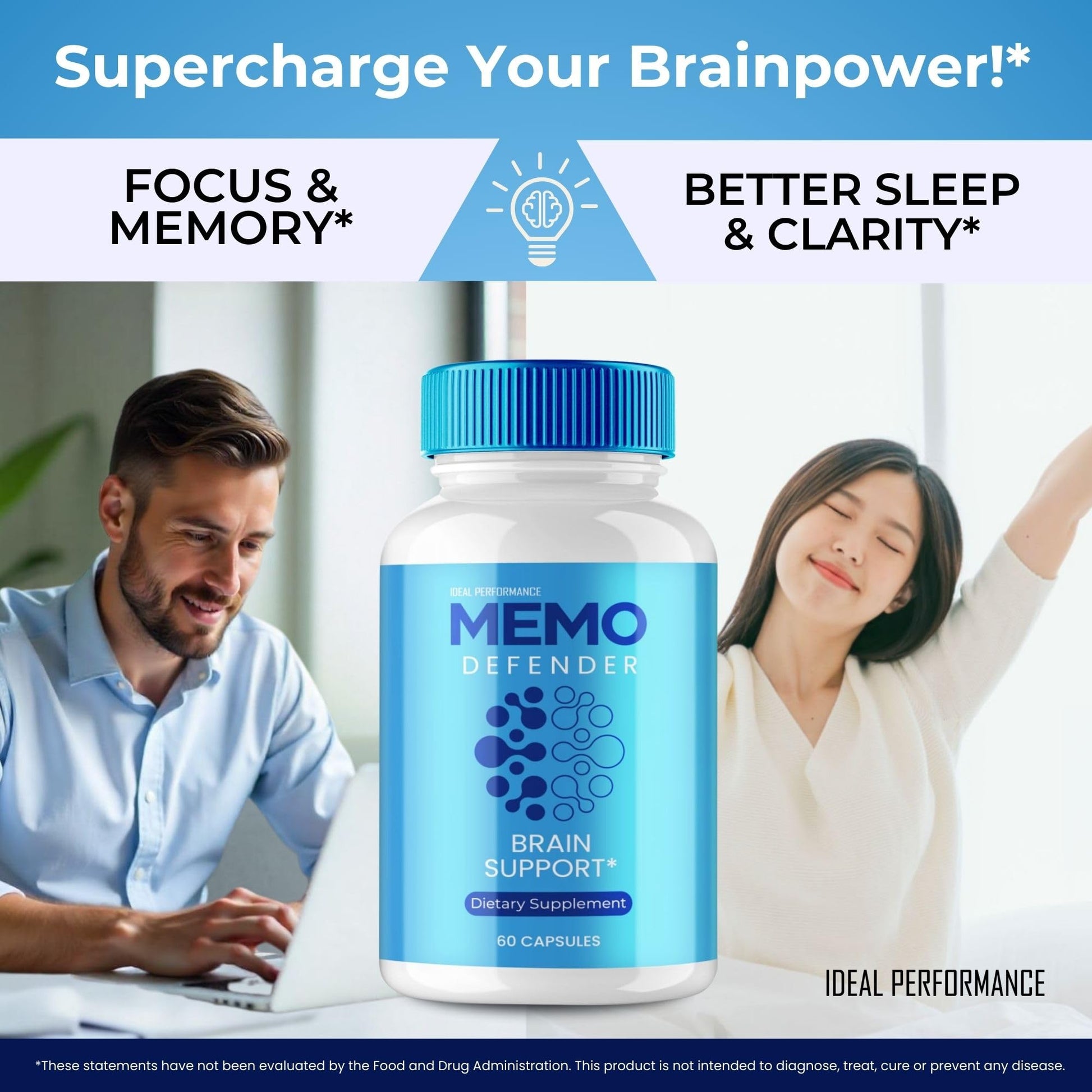 Memo Defender Brain and Memory Support Capsules, Memo Defender for Memory Supplement Pills, Advanced Formula Nootropic Pills for Brain Health Support, MemoDefender Health Blend Reviews (2 Pack) IDEAL PERFORMANCEAu supplements
