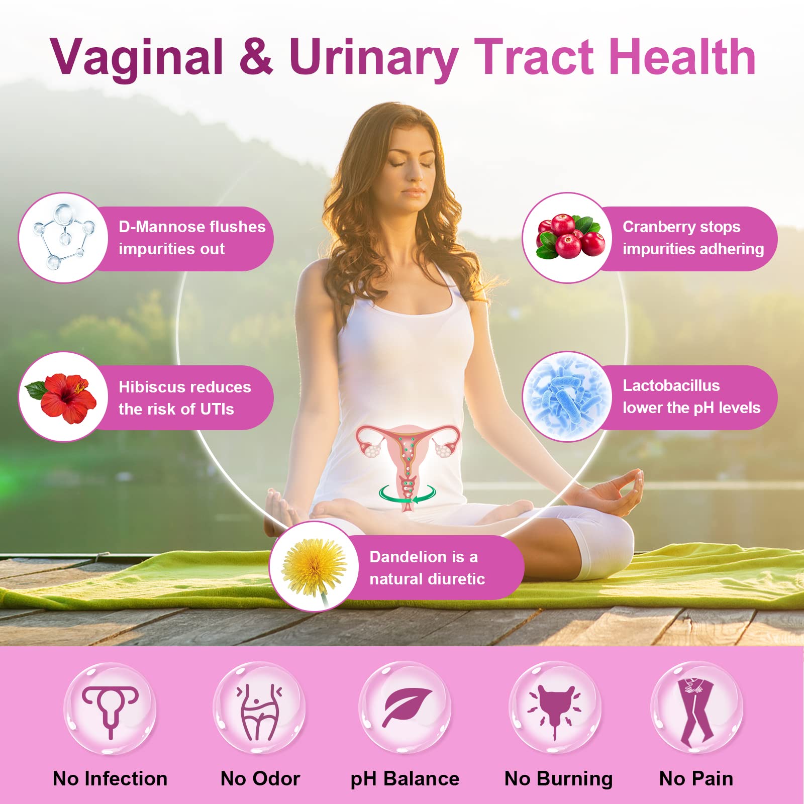 Probiotics for Women Digestive Health, 100 Billion CFUs Probiotic with Digestive Enzymes NATURE TARGETAu supplements