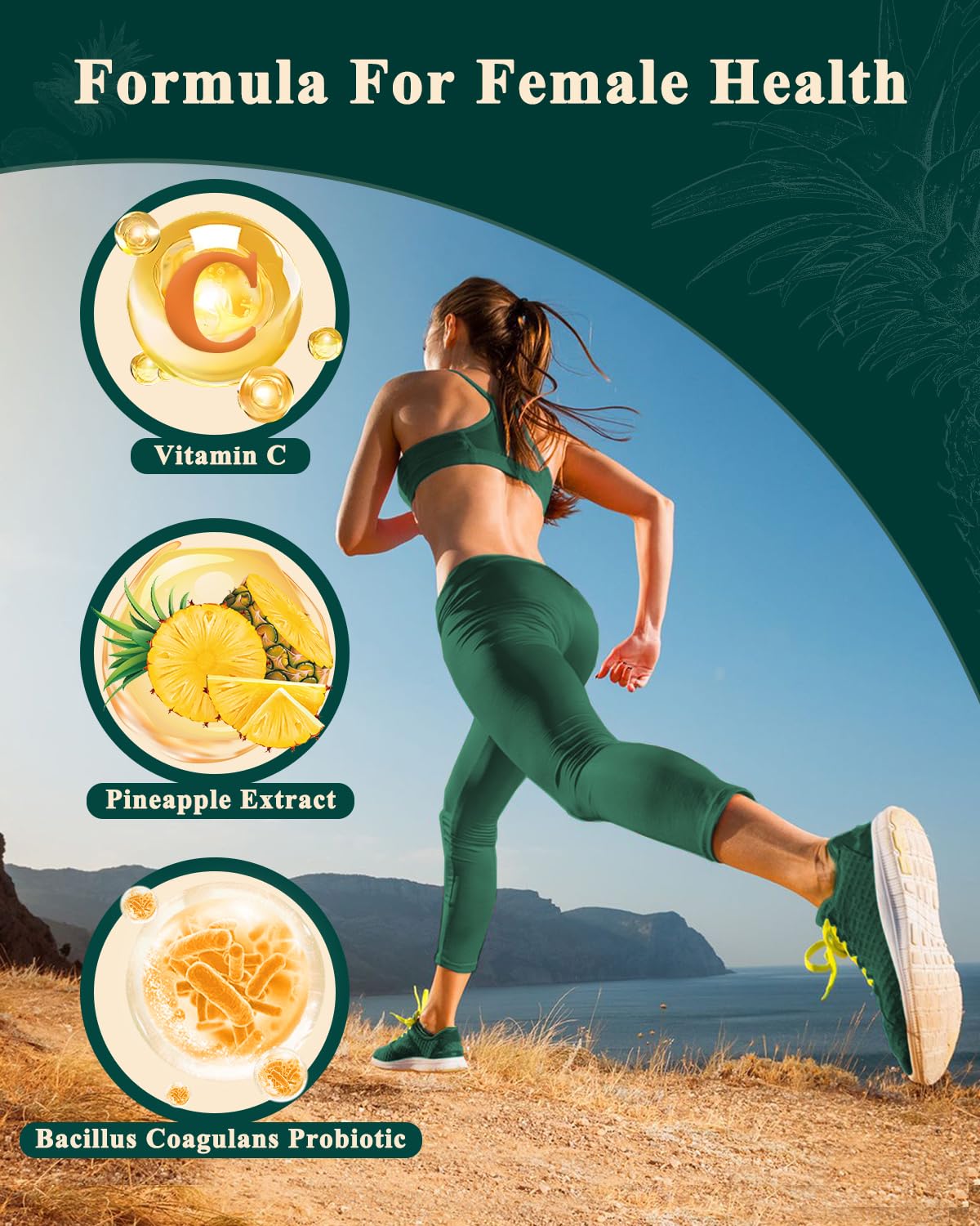 Zenvorica Premium Feminine Balance Gummies for Women - Hawaiian Pineapple pH Balance Probiotic Gummies for Odor and Flora Wellness, Immune Support, Vegan, 60 Count ZenvoricaAu supplements