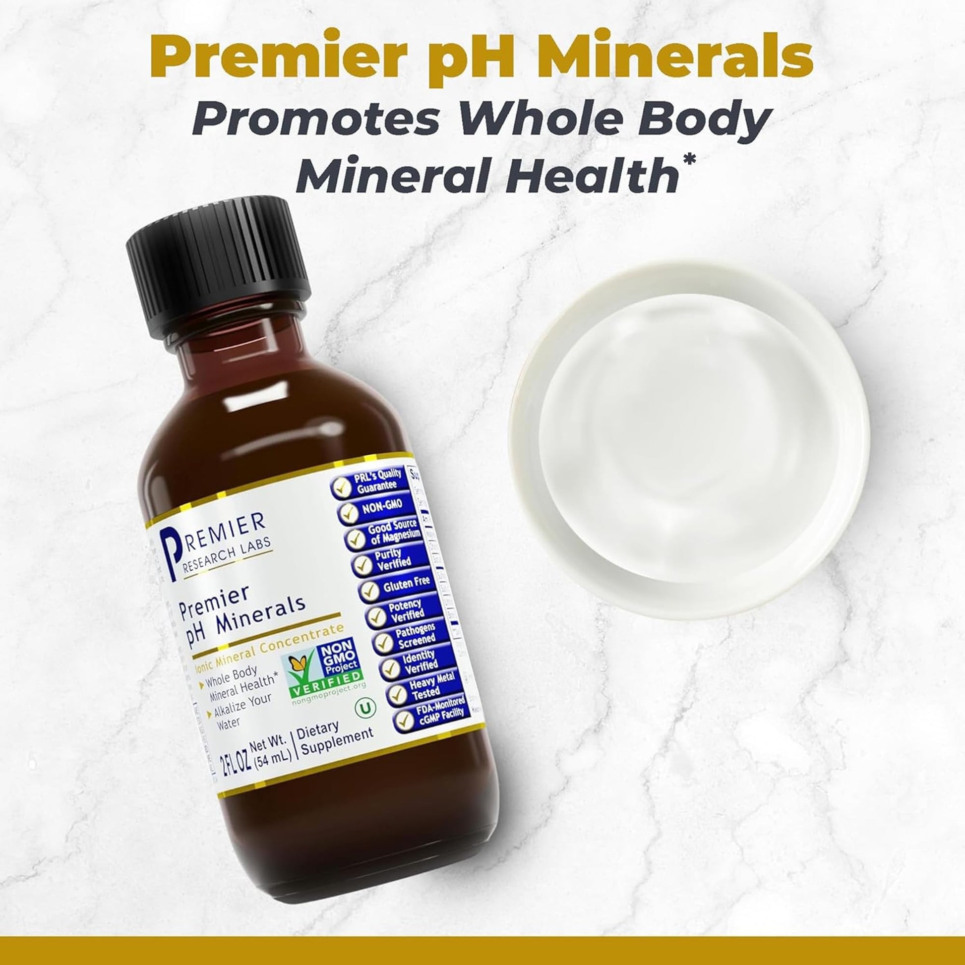 Premier Research Labs Premier Ph Minerals - Trace Minerals, Trace Mineral Drops, Minerals for Water, Magnesium Supplement for Distilled Water, Reverse Osmosis Water, Liquid Concentrate - 2 Fl Oz Premier Research LabsAu supplements