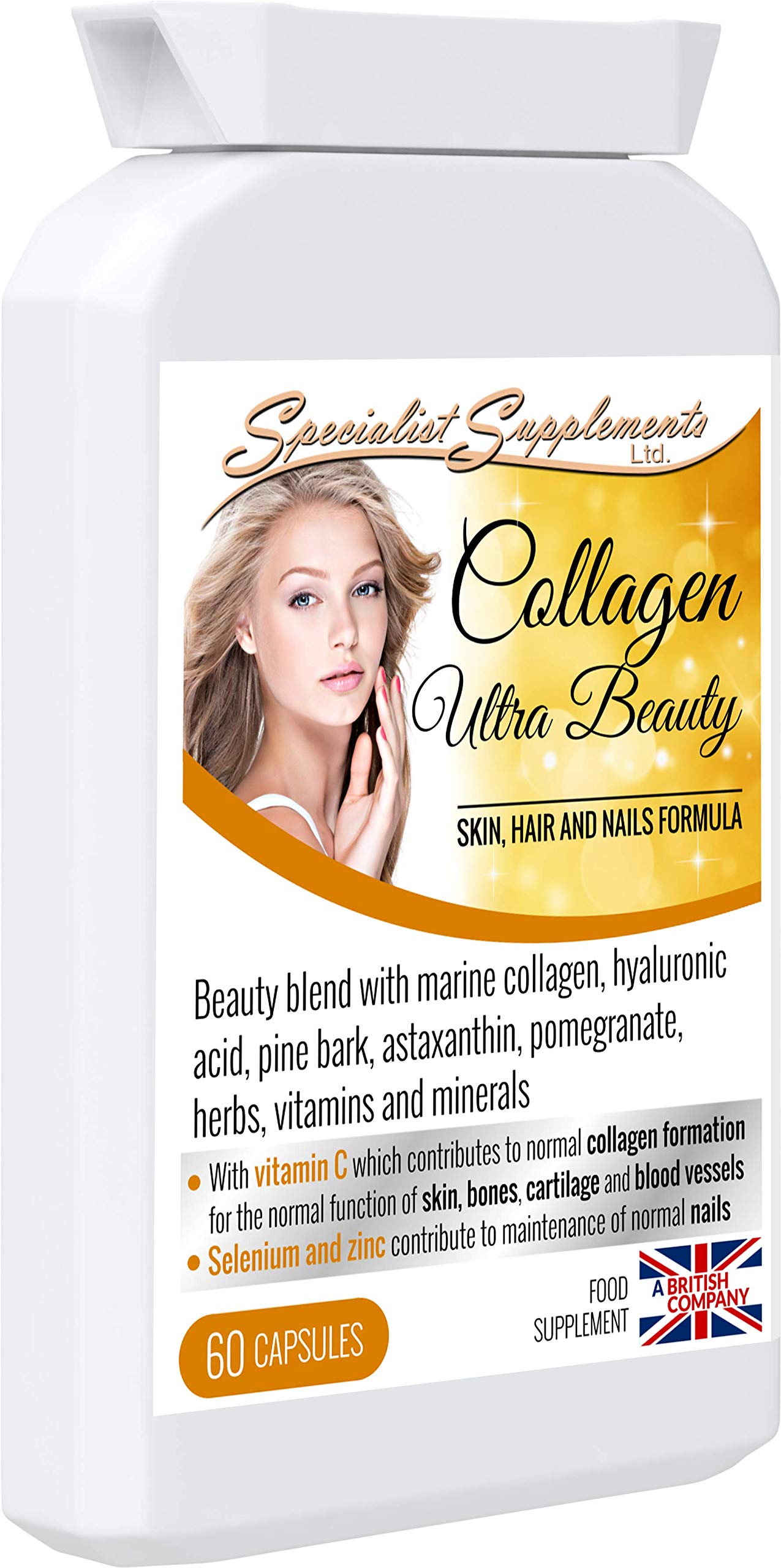 Specialist Supplements Collagen Ultra Beauty Marine Collagen, Hyaluronic Acid, Vitamin, Mineral Specialist SupplementsAu supplements