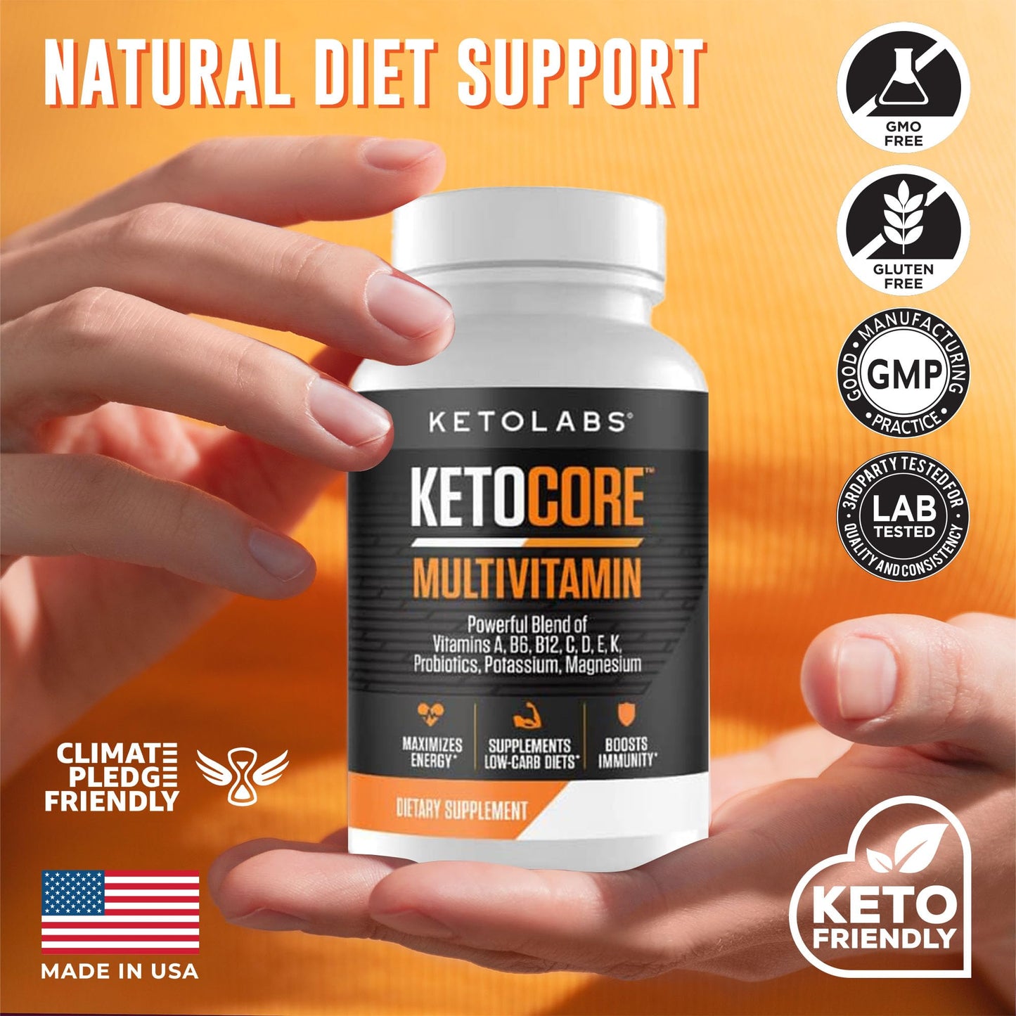 Ketolabs Ketocore Keto Vitamins | Keto Multivitamin for Men & Women | Keto Supplements KetolabsUS supplements