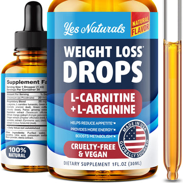 YES NATURALS! Weight Loss Drops - Natural Metabolism Booster & Appetite Suppressant YES NATURALS!US supplements