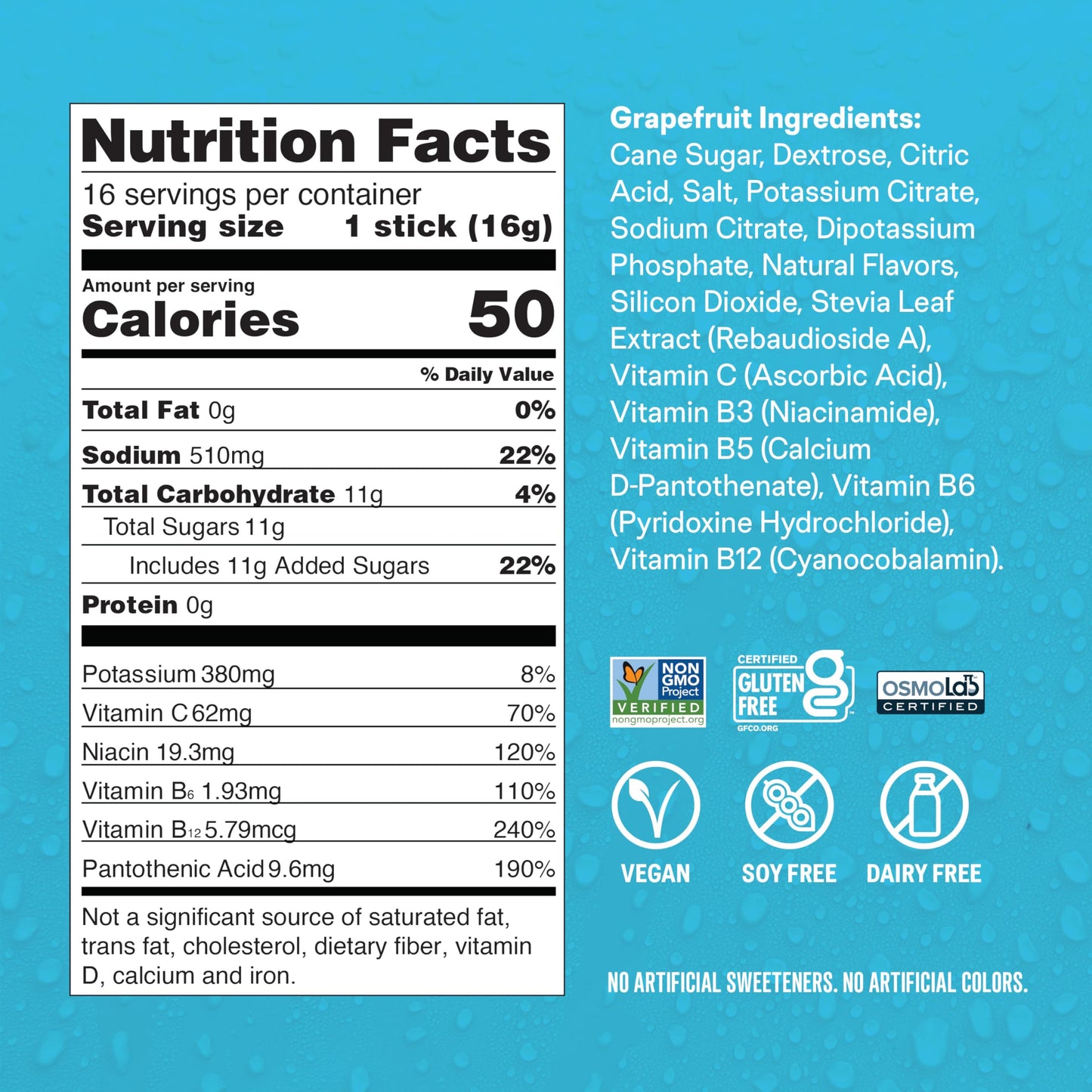 Liquid I.V.® Hydration Multiplier - Grapefruit | Electrolyte Powder Drink Mix | 3 Pack (48 Servings) Liquid I.V.US supplements