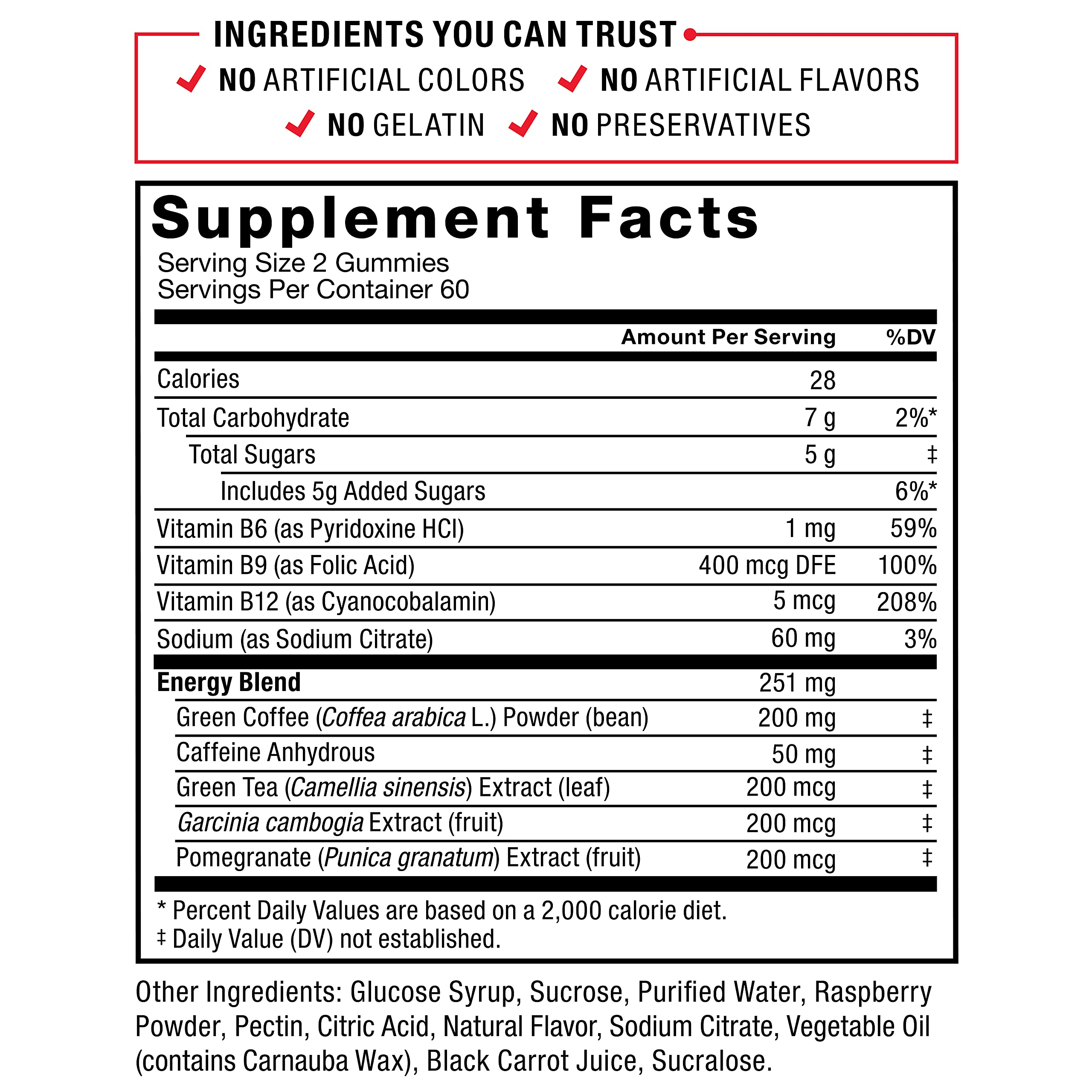 Force Factor LeanFire Thermo Gummies with B12 Vitamins, Caffeine, & Green Coffee Bean Force FactorAu supplements