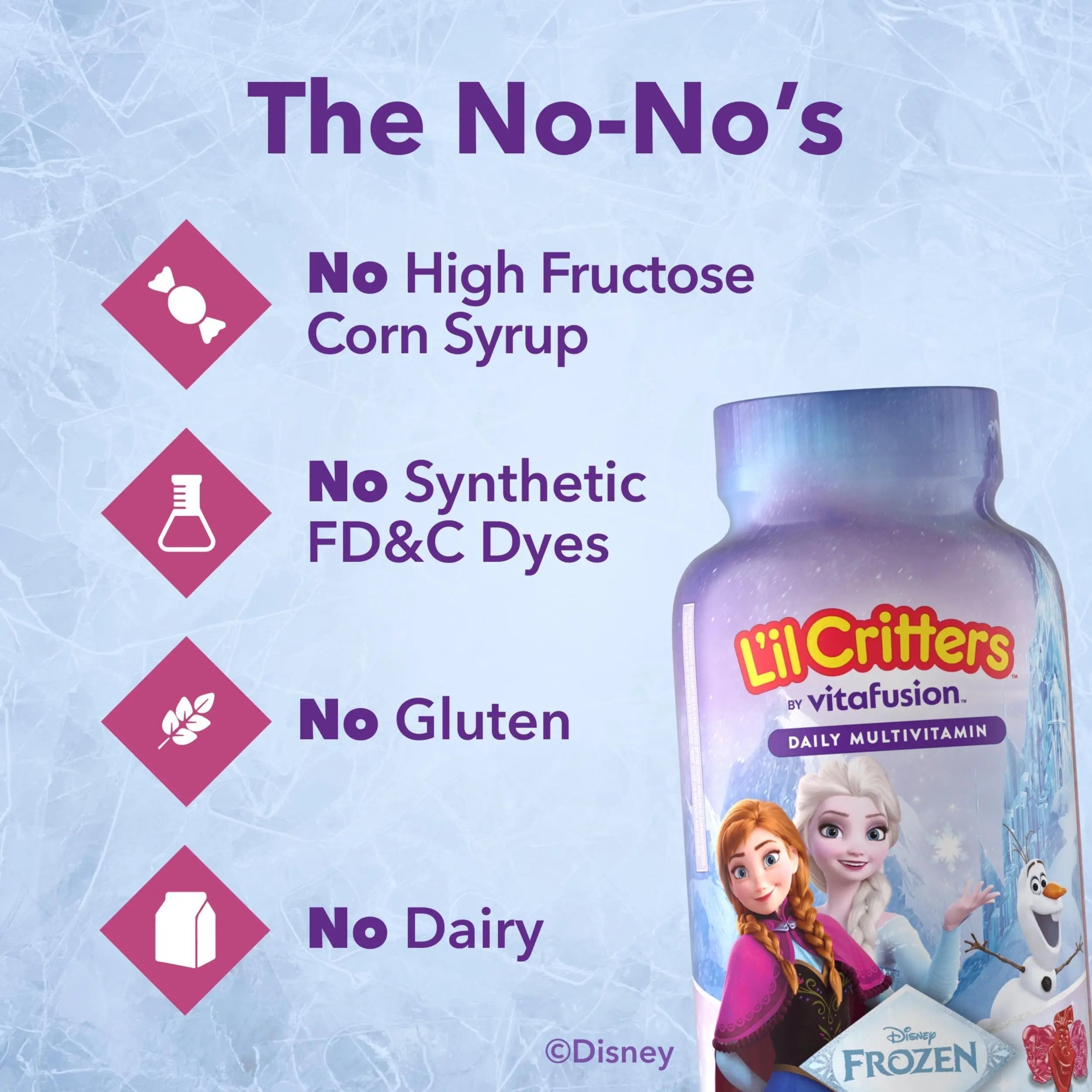 L'il Critters Frozen Daily Kids Multivitamin Gummies Assorted Berry Flavors for Ages 2+ Toddlers and Kids, Disney Multivitamin Gummies Lil CrittersAu supplements