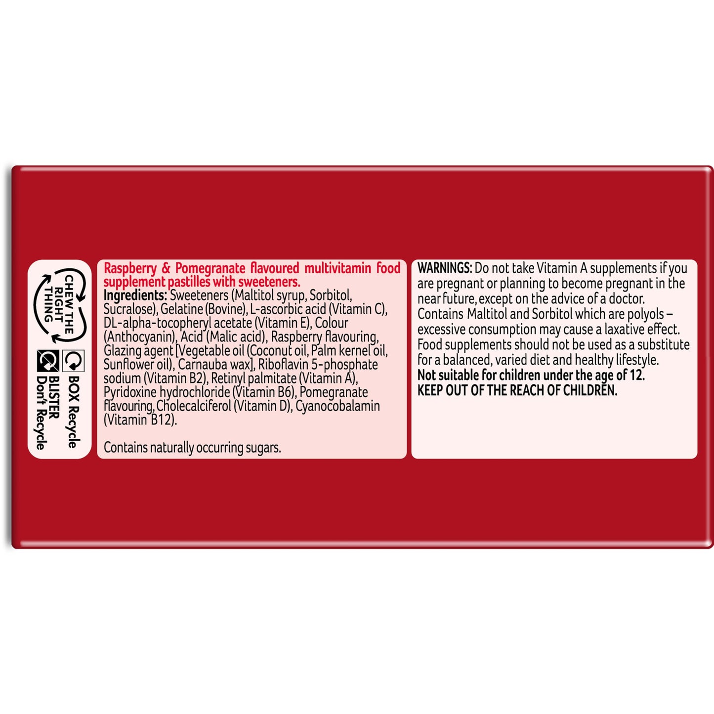Bassetts Vitamins Adults Multivitamins, 60 Pastilles Bassetts VitaminsUS supplements