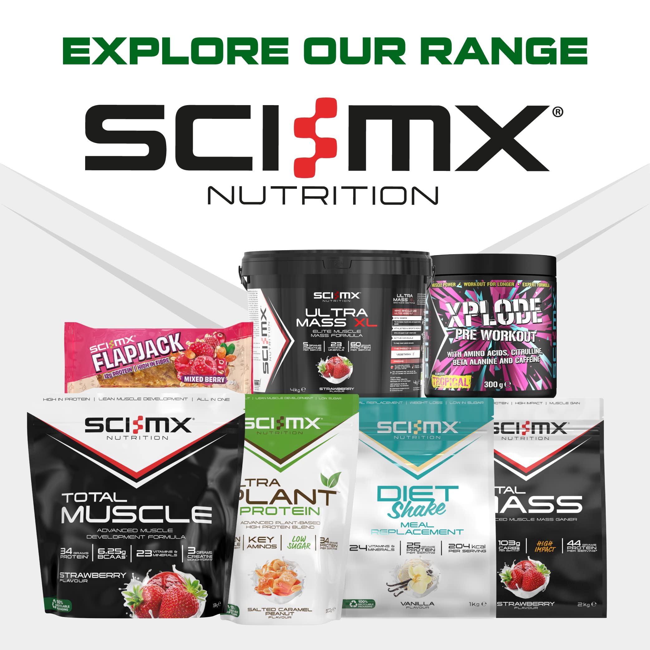 SCI-MX Pro-V Gain - 100% Vegan Vanilla Flavour Soy Protein Powder Isolate + B12 + Magnesium SCI-MXAu supplements
