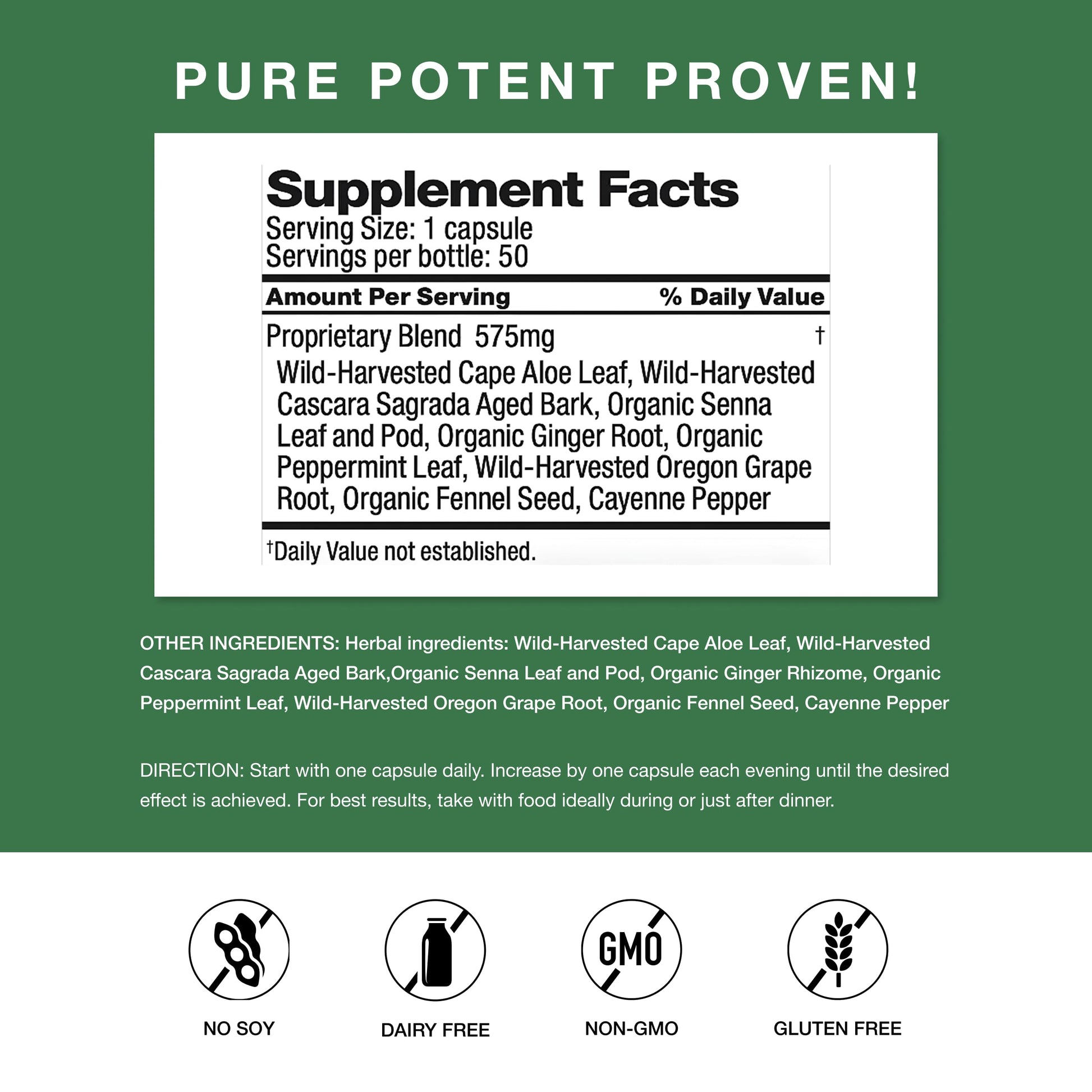 Simply Herbs Easy Go Bowel Mover - Adult Cleansing Supplement for Colon Health Support - Bowel Movement Aid - Stool Softener - Daily-Use Laxative - Plant-Based Ingredients - Vegan - 50 Count Dr. Schulze'sAu supplements