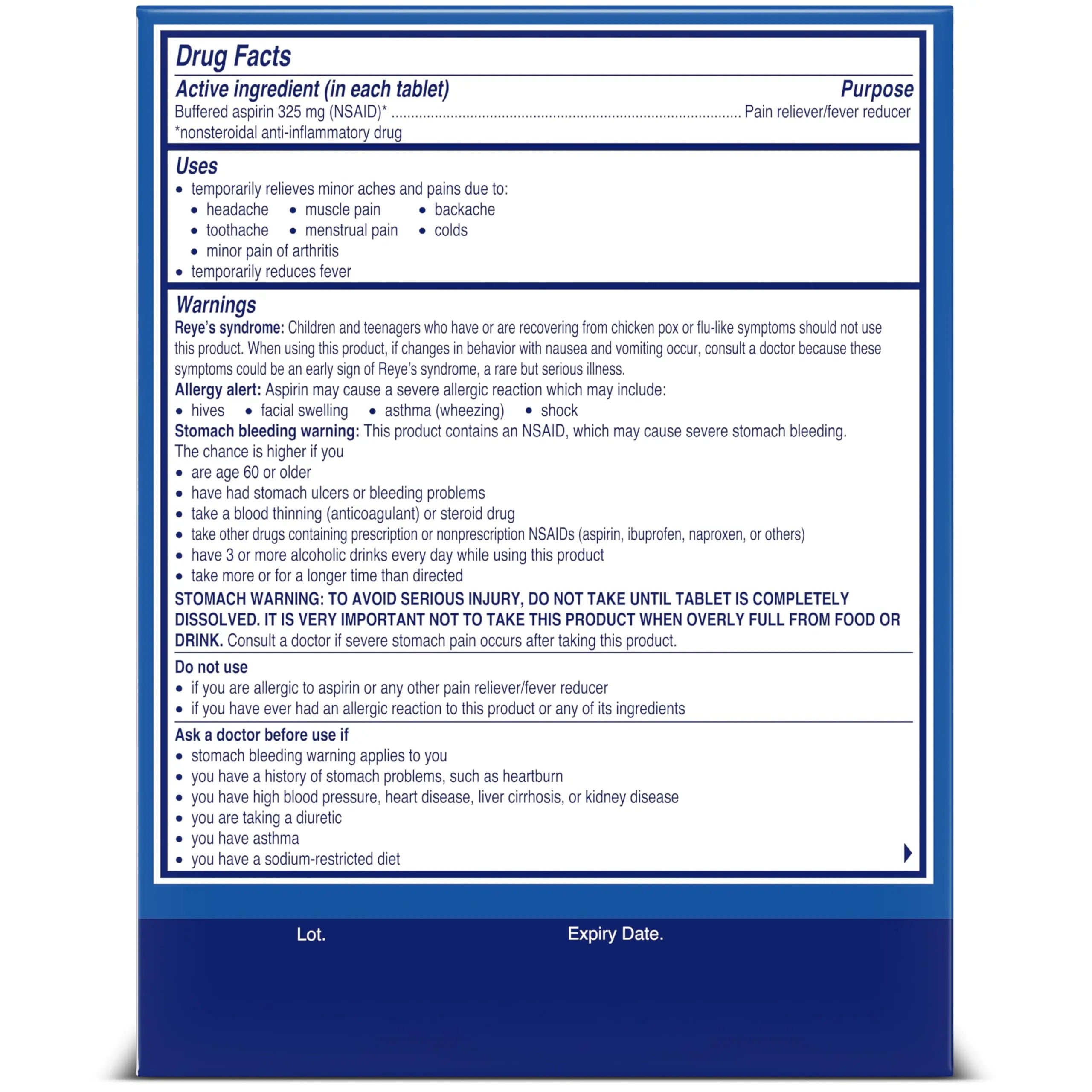 Alka-Seltzer Pain Relief, Aspirin Effervescent Tablets for Fast Pain Relief, 72 Ct Alka-SeltzerAu supplements