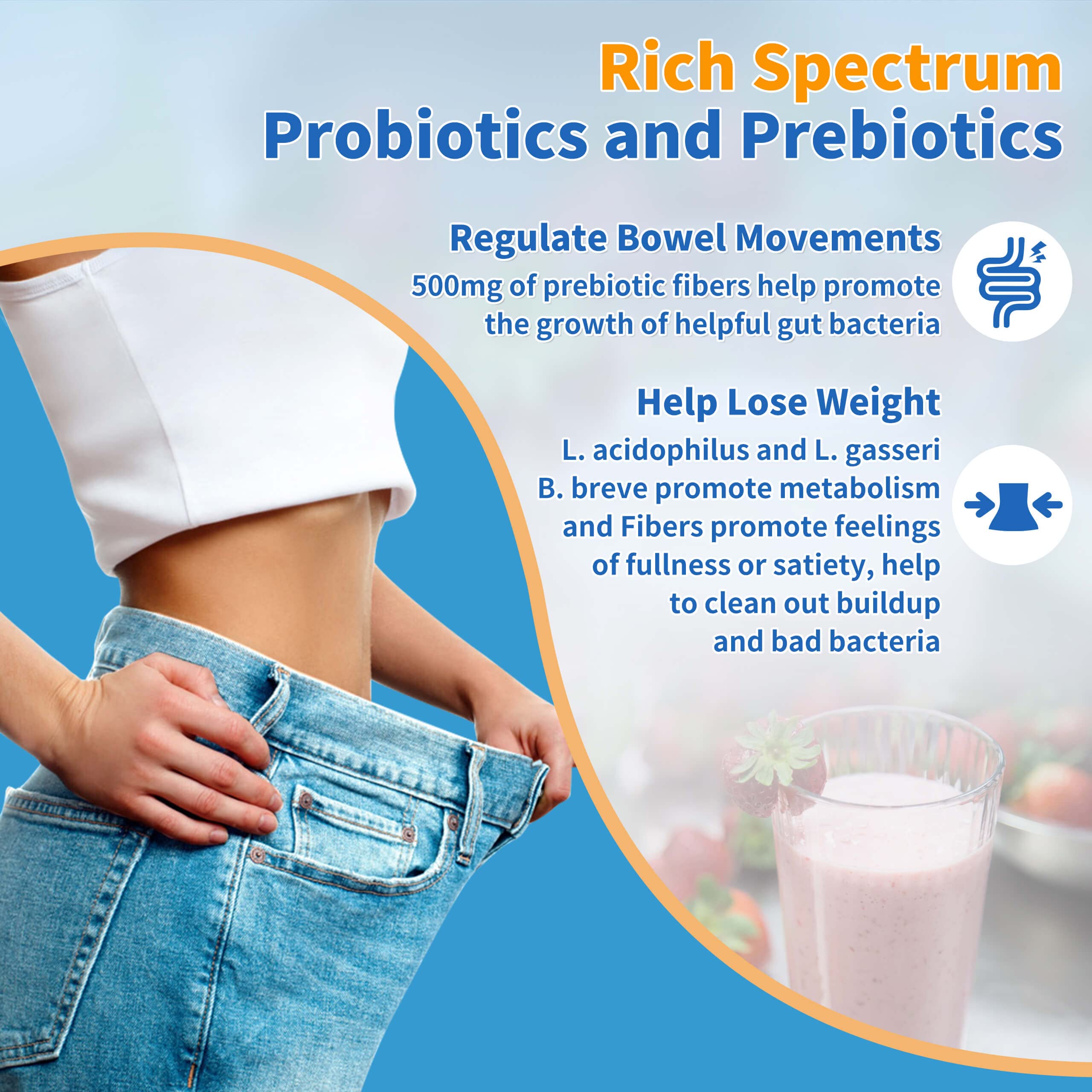 ZEBORA Probiotics for Women, Men and Kids, Prebiotics and Probiotics Powder ZEBORAAu supplements