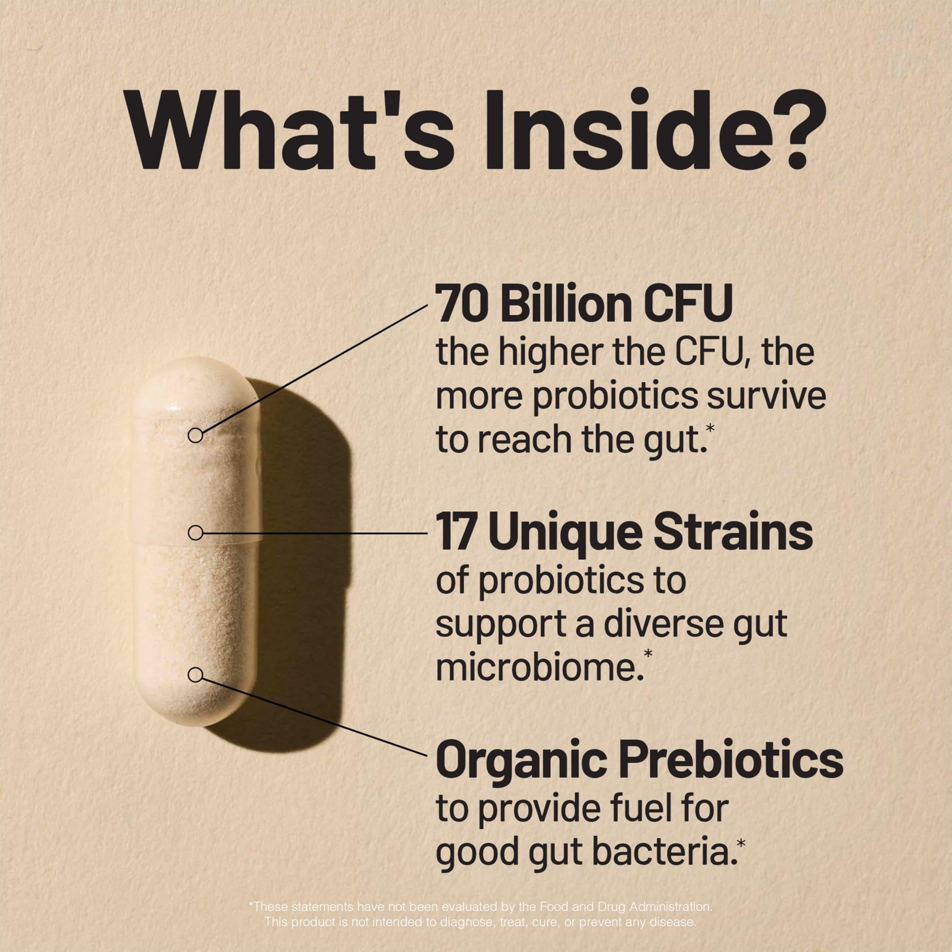 NatureWise Probiotics 70 Billion CFU - 17 Strains + Organic Prebiotics - Immune, Digestive & Gut Health Support for Women & Men - Vegetarian, Gluten-Free, Non-GMO - 60 Capsules[2-Month Supply] NatureWiseAu supplements