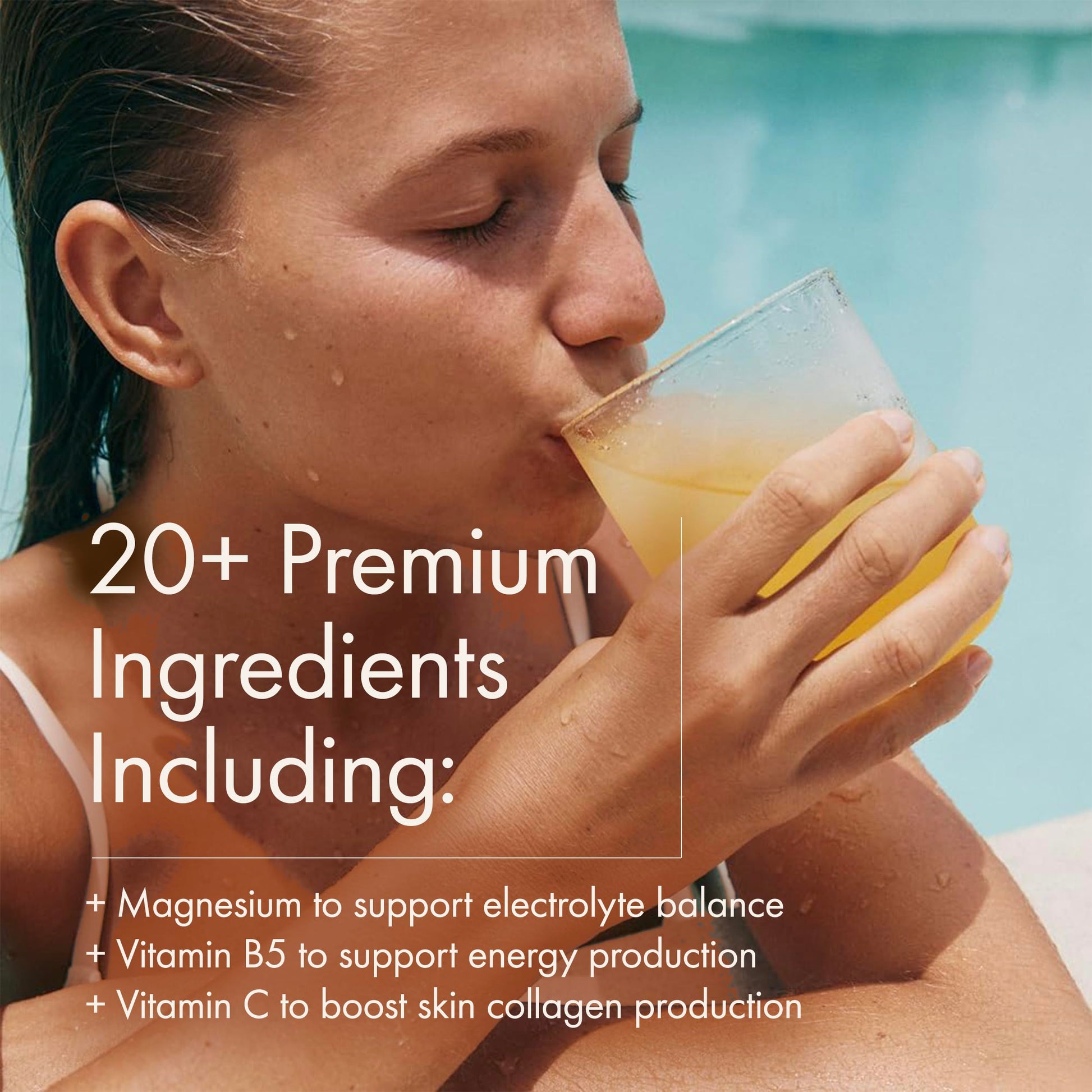 WelleCo HydroProtein Elixir, Potassium Electrolyte Powder with 15g Vegan Protein for Energy, Healthy Hair, Skin & Nails, Easy to Digest Powdered Electrolytes, Passionfruit, 9.5oz Jar WelleCoAu supplements