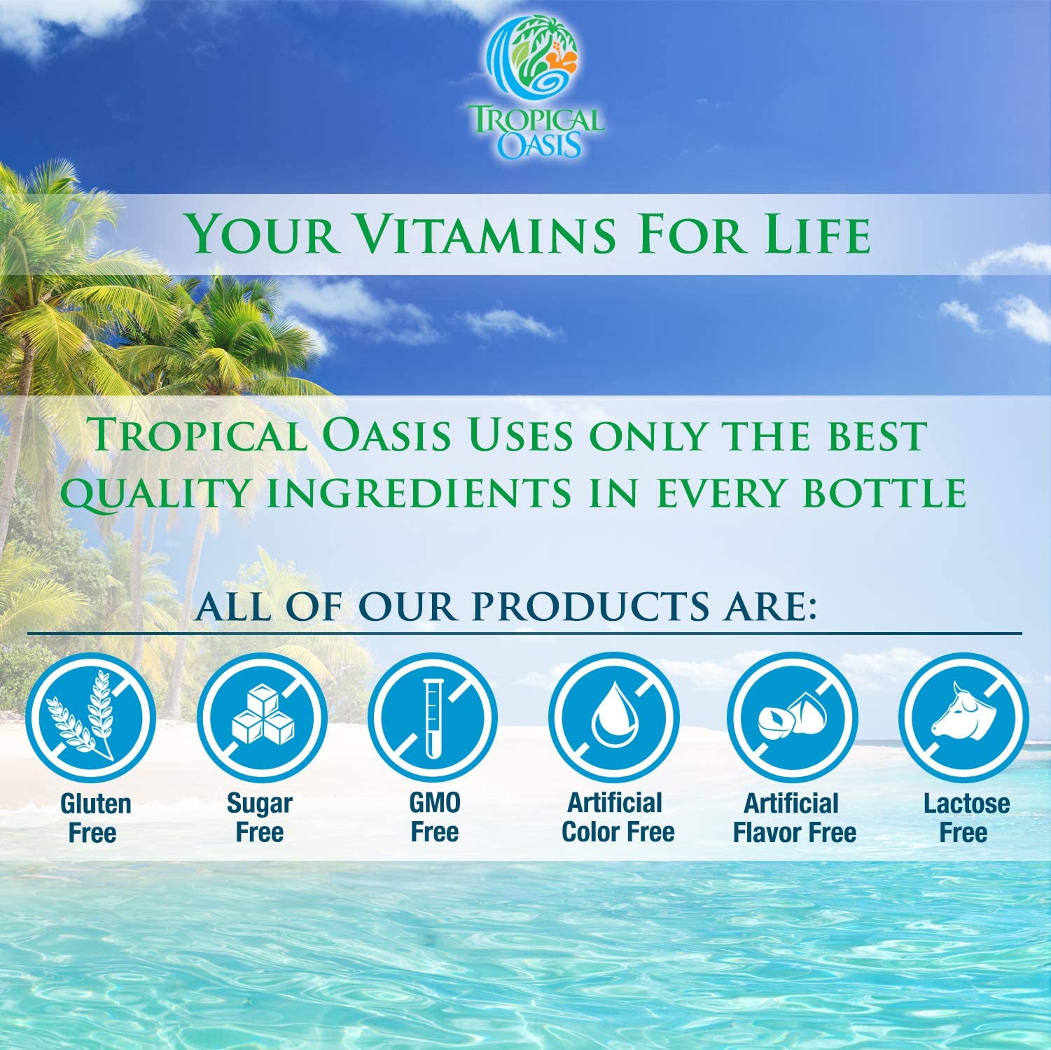 Mega Premium Liquid Multivitamin | Natural Immune Support Vitamin w/ 1333% Vitamin C, 200% D3, Zinc + 20 Vitamins, 70 Minerals, & 21 Amino Acids | Sugar Free | Orange Flavor | 98% Absorption | 32 Serv Tropical OasisAu supplements
