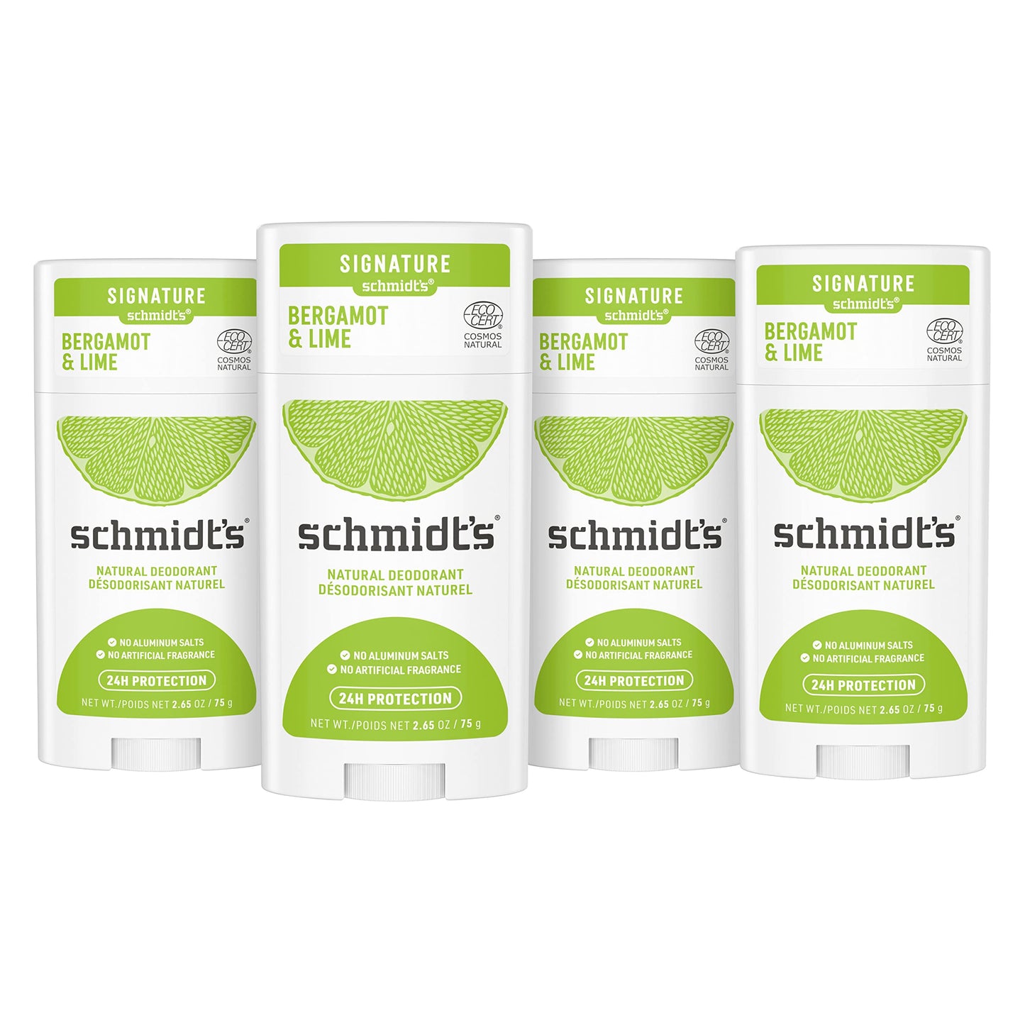 Schmidt's Aluminum Free Natural Deodorant For Women and Men, Bergamot & Lime Schmidt'sUS supplements