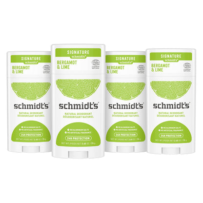 Schmidt's Aluminum Free Natural Deodorant For Women and Men, Bergamot & Lime Schmidt'sUS supplements