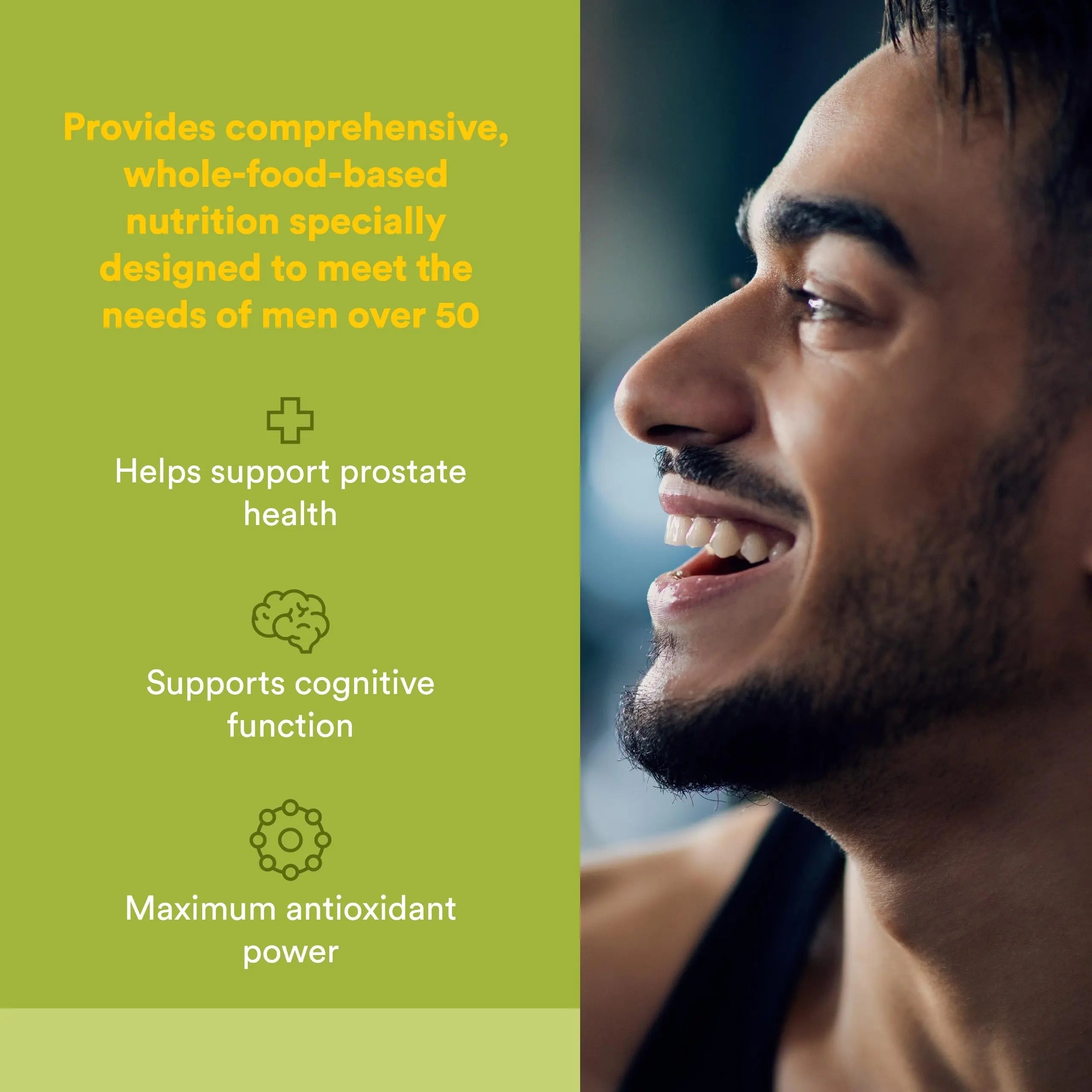 Natural Factors Whole Earth & Sea Men's 50+ Multivitamin & Mineral - Daily Nutritional Support Multivitamin Natural FactorsAu supplements
