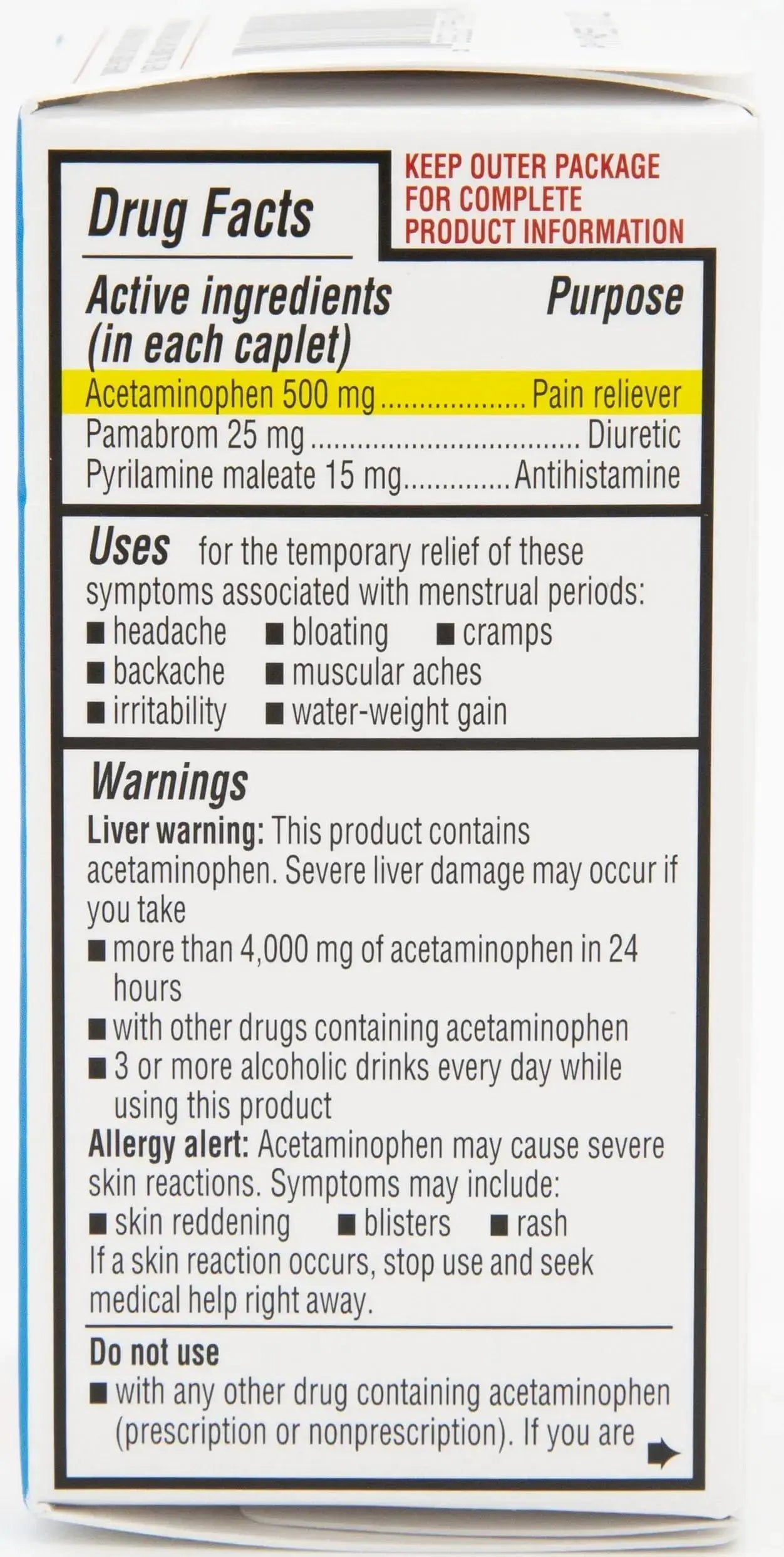 Quality Choice Maximum Strength Mentrual Pain Relief, Multi Symptom Pain Relief Caplets, Cramps, Headache, Bloating, Backache & Irritability, 20 Count Package Quality ChoiceAu supplements