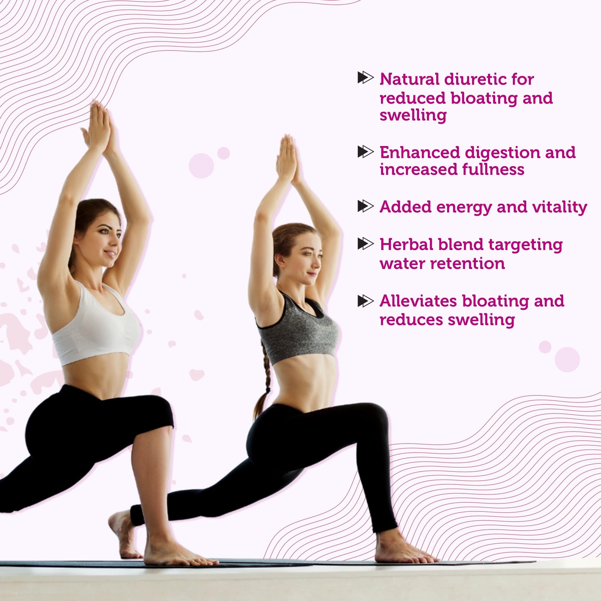 Water Retention Pills for Women Bloating Relief with Vitamin B6, Dandelion & Green Tea Natural LADYME WOMEN'S HEALTHAu supplements