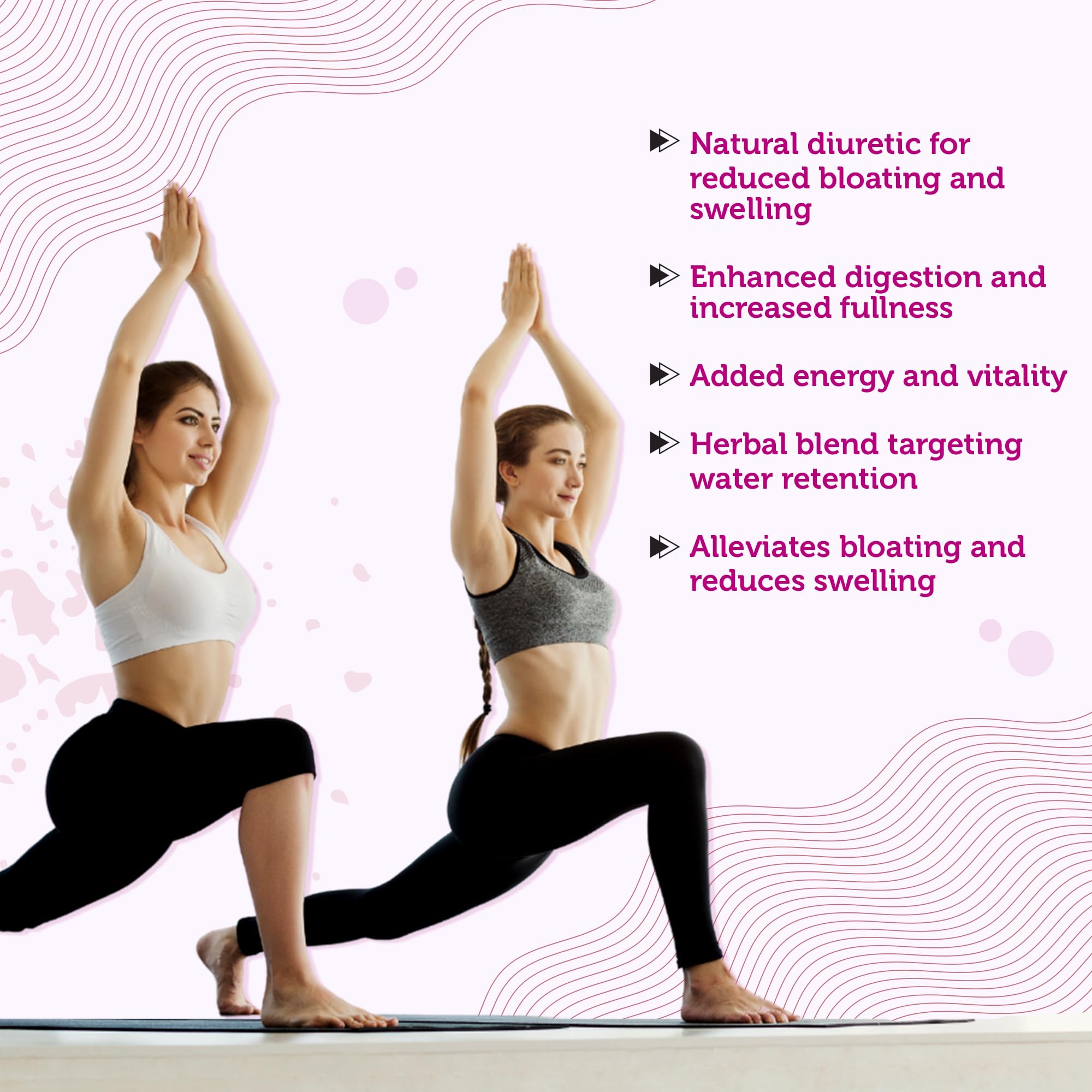 Water Retention Pills for Women Bloating Relief with Vitamin B6, Dandelion & Green Tea Natural LADYME WOMEN'S HEALTHAu supplements