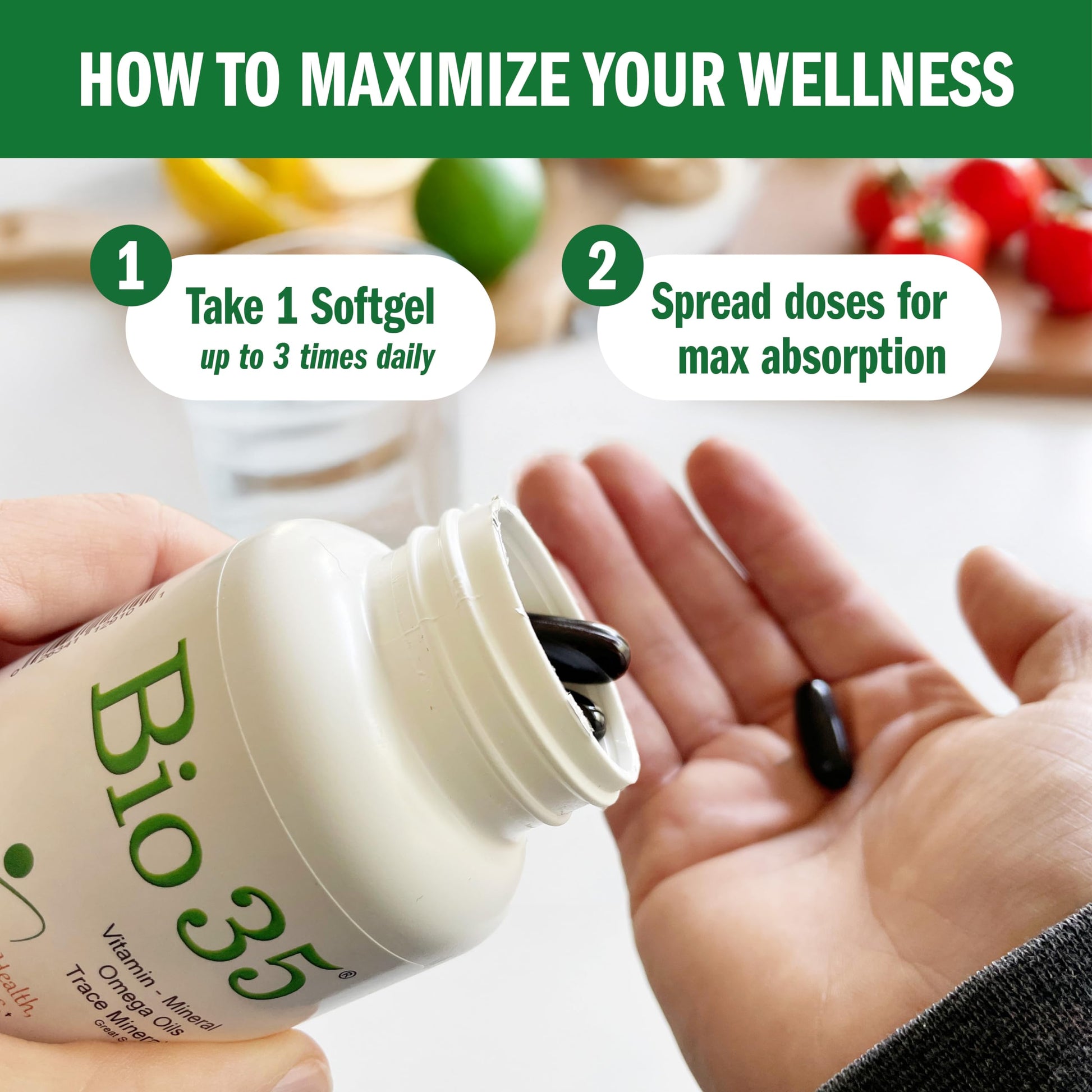 Biotek, For Health, For Life Bio-35/100 sg Gluten Free Biotek, For Health, For LifeAu supplements