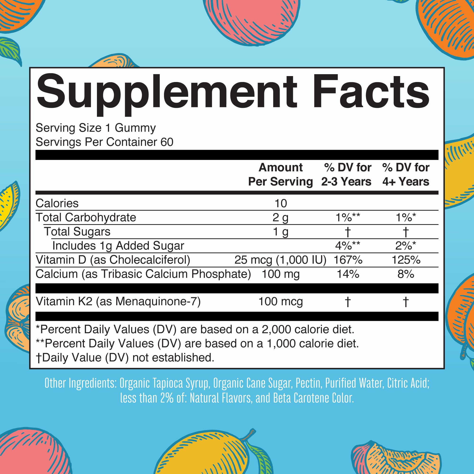 MaryRuth Organics Joint Health Liquid Drops & Vitamin K2+D3 Gummies (Peach Mango and Apricot) | Label Project Verified | Vitamins for Calcium, Joints, and Bone Support | Vegan, Non-GMO, Gluten Free MARYRUTH'SAu supplements