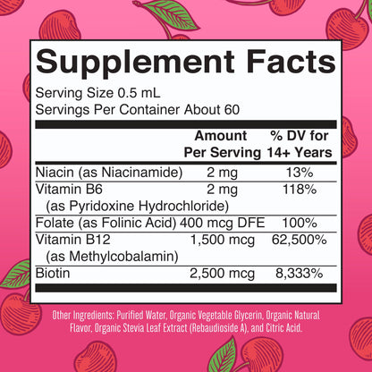 MaryRuth Organics Vitamin B Complex | B Vitamins Complex | Biotin | Vitamin B12 | Niacin | Folate | Metabolic Support Supplement | Vegan | USDA Organic MARYRUTH'SUS supplements