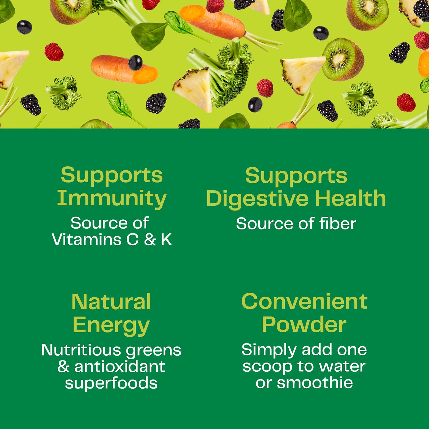 Amazing Grass Greens Blend Superfood: Super Greens Powder Smoothie Amazing GrassUS supplements