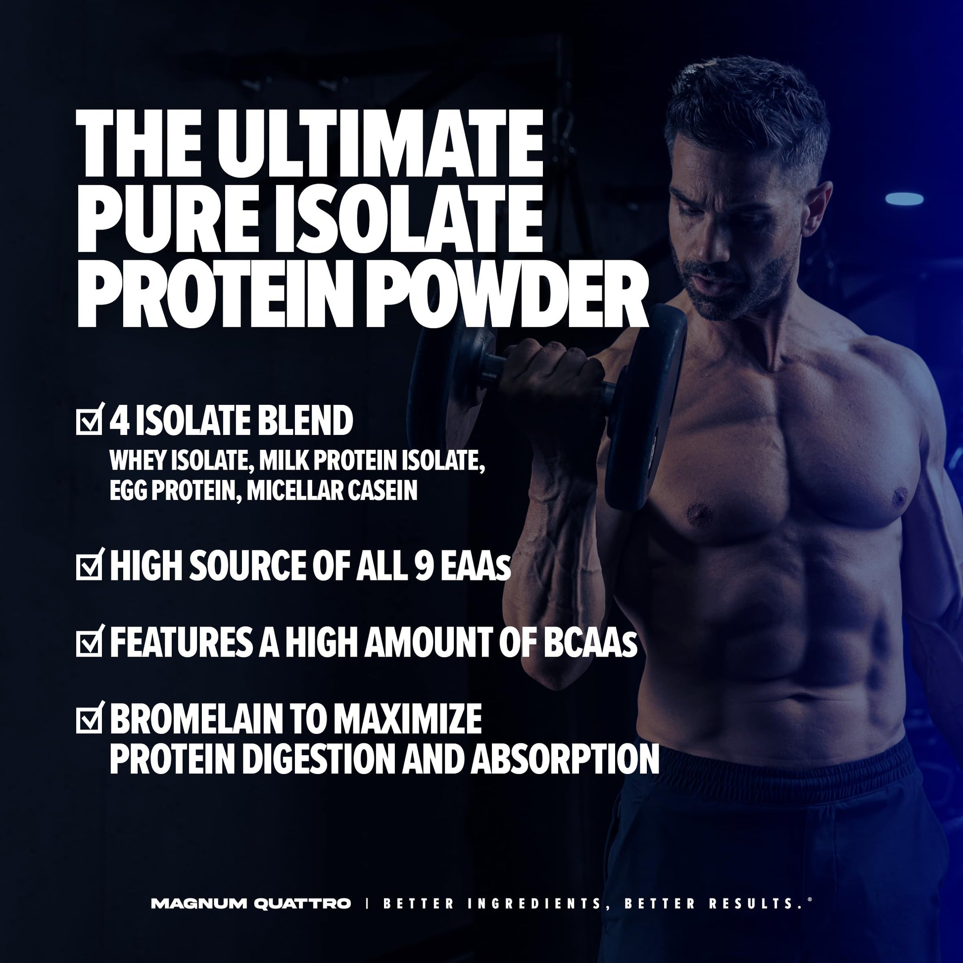 Magnum Nutraceuticals Quattro -, Peanut Butter Cups, 4LB - May Support Muscle Growth QUATTROAu supplements