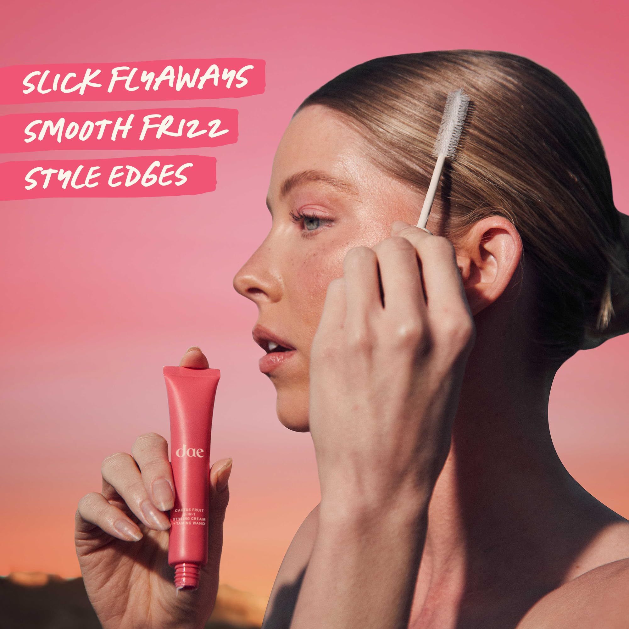 DAE Cactus Fruit 3-In-1 Styling Cream & Taming Wand - Tame Flyaways, Smooth Frizz, Style Edges (0.6 oz.) DAEAu supplements
