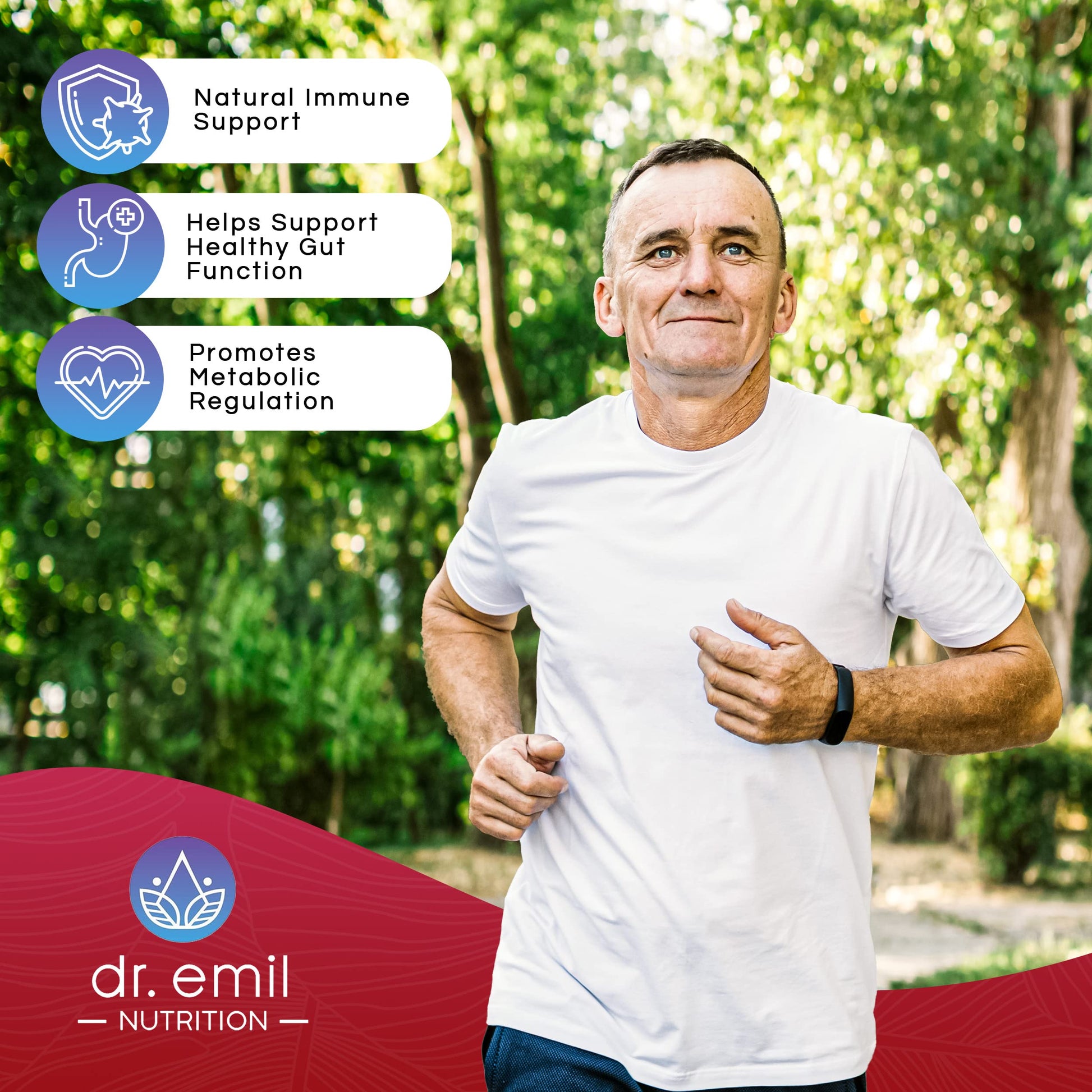 Dr. Emil Berberine 500mg Capsules - Berberine Supplement with Cinnamon, MTC Oil & Milk DR EMIL NUTRITIONAu supplements