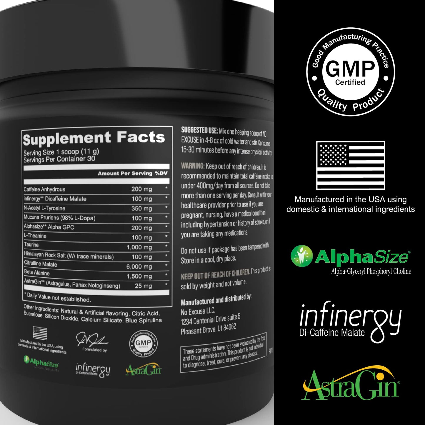 No Excuse Pre Workout Powder | Highly Regarded Pre-Workout Supplements, Rise Pre Workout No ExcuseUS supplements