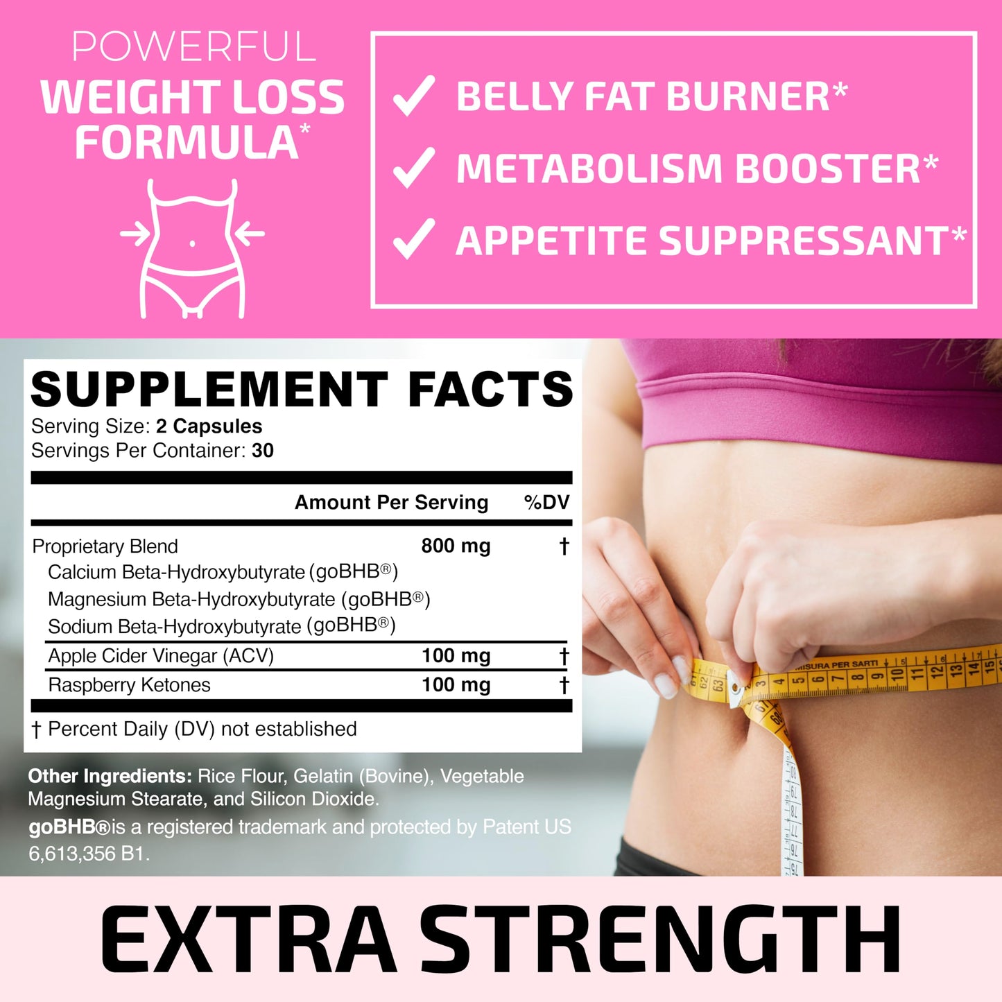 Weight Management Pills for Women | Bloating Relief, Targeted Belly Toning & Appetite Nobi NutritionUS supplements