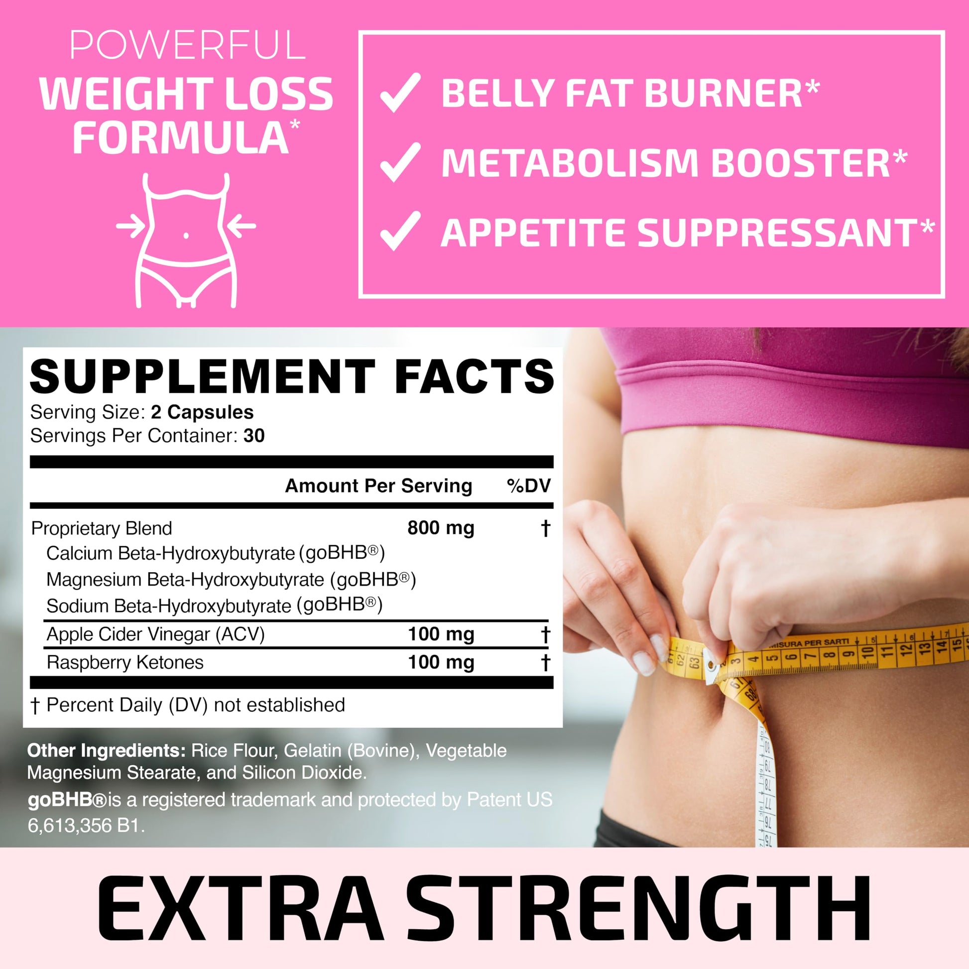 Weight Management Pills for Women | Bloating Relief, Targeted Belly Toning & Appetite Nobi NutritionUS supplements