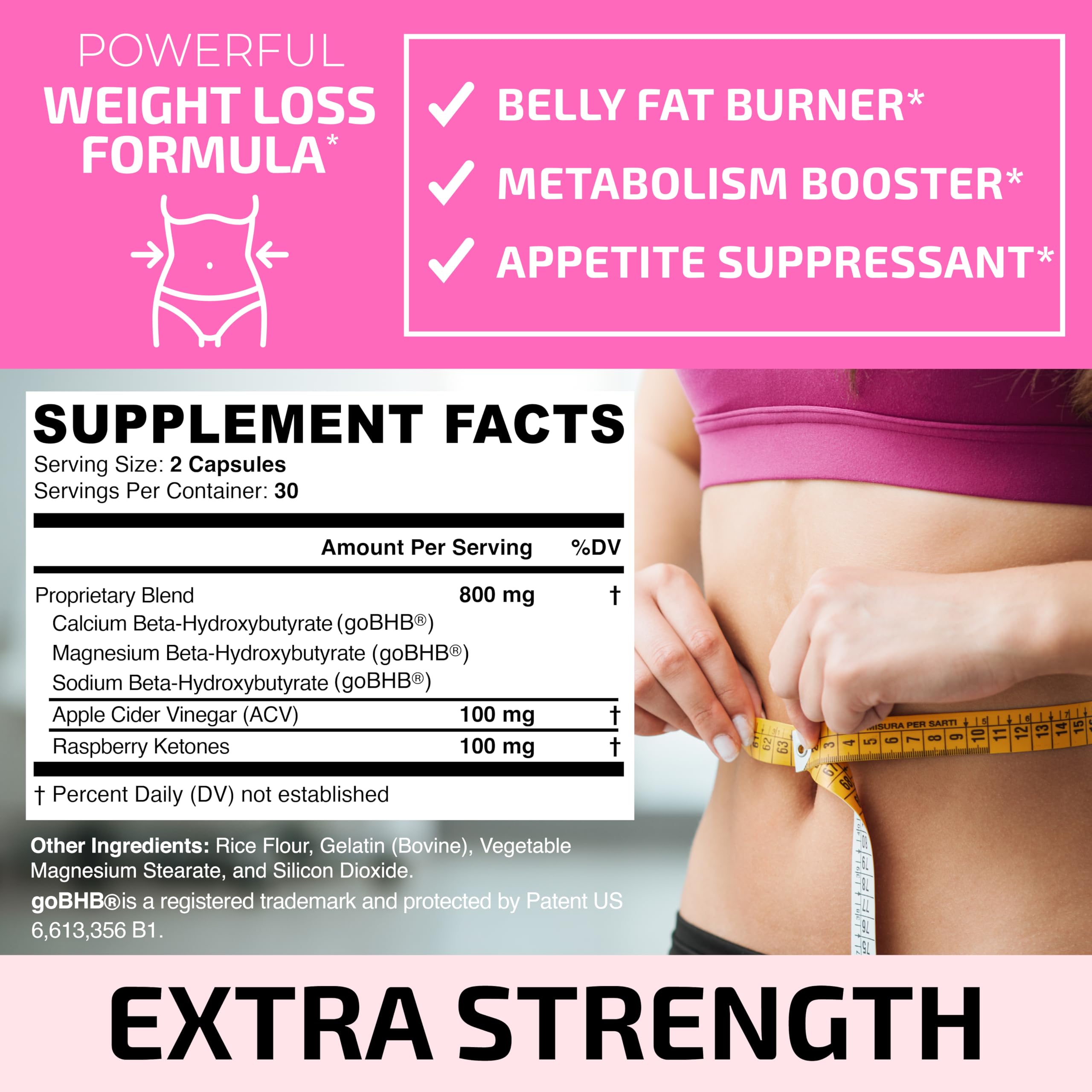 Weight Management Pills for Women | Bloating Relief, Targeted Belly Toning & Appetite Nobi NutritionUS supplements