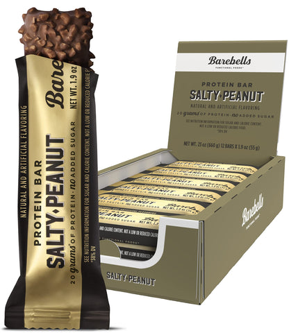 Barebells Salty Peanut Protein Bars, 12 Count - 20g Protein, 1g Sugar Snack Bars BAREBELLSUS supplements