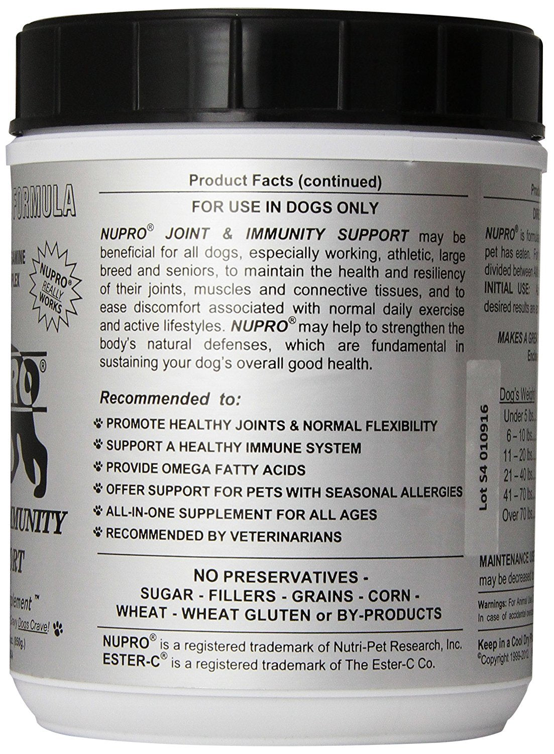 Nupro Joint and Immunity Supplement, 30-Ounce XllentAu supplements
