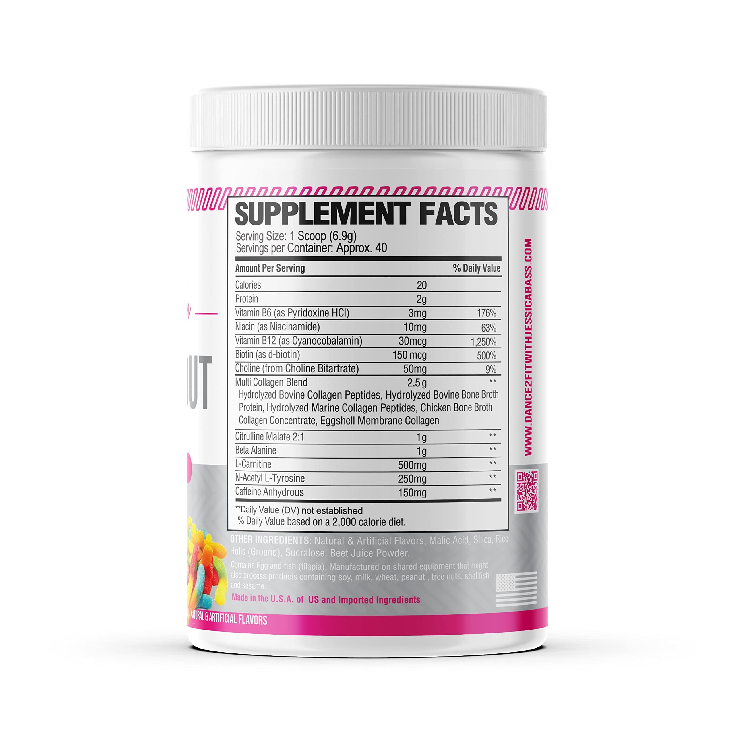 D2Fit (by Jessica Bass Women’s Pre Workout Multi Collagen (2.5g) + Biotin (150mcg) D2FitAu supplements