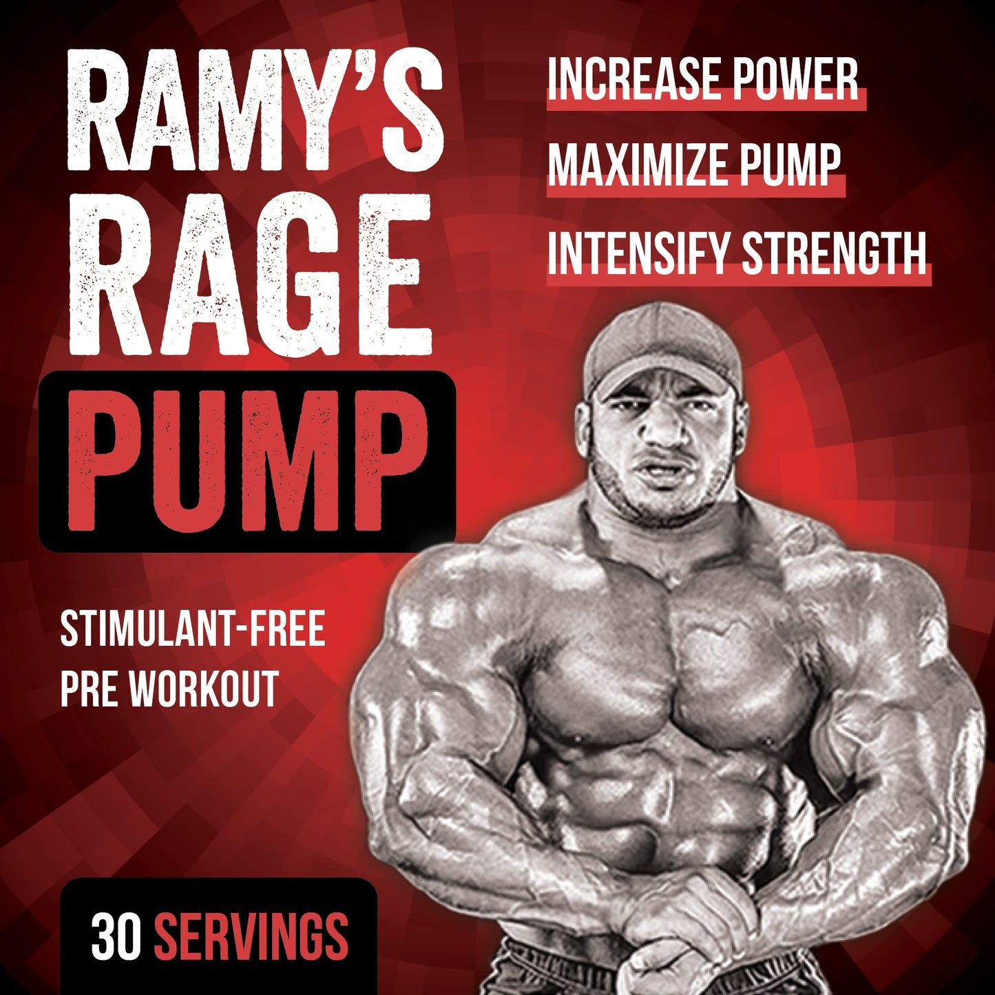 Enhanced Labs - Mr. Olympia 2020 Big Ramy’s Rage Pump - Stimulant Free Pre Workout EnhancedUS supplements