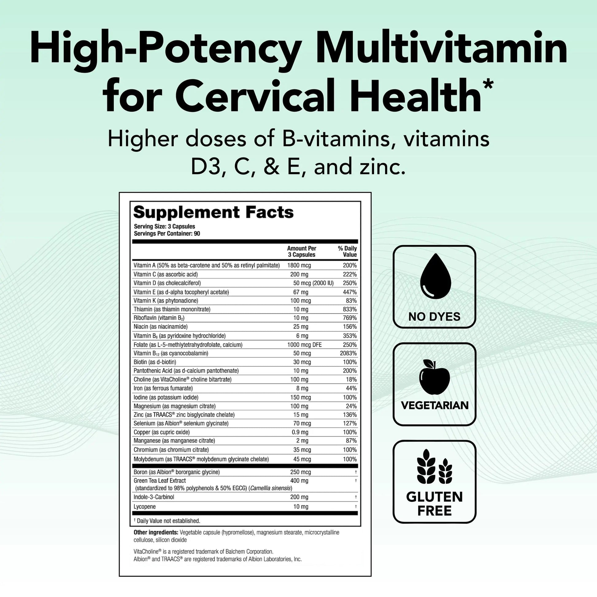 Theralogix ProCerv HP High-Potency Multivitamin - 90-Day Supply - Support for Women & Men - Immune Support Supplement TheralogixAu supplements