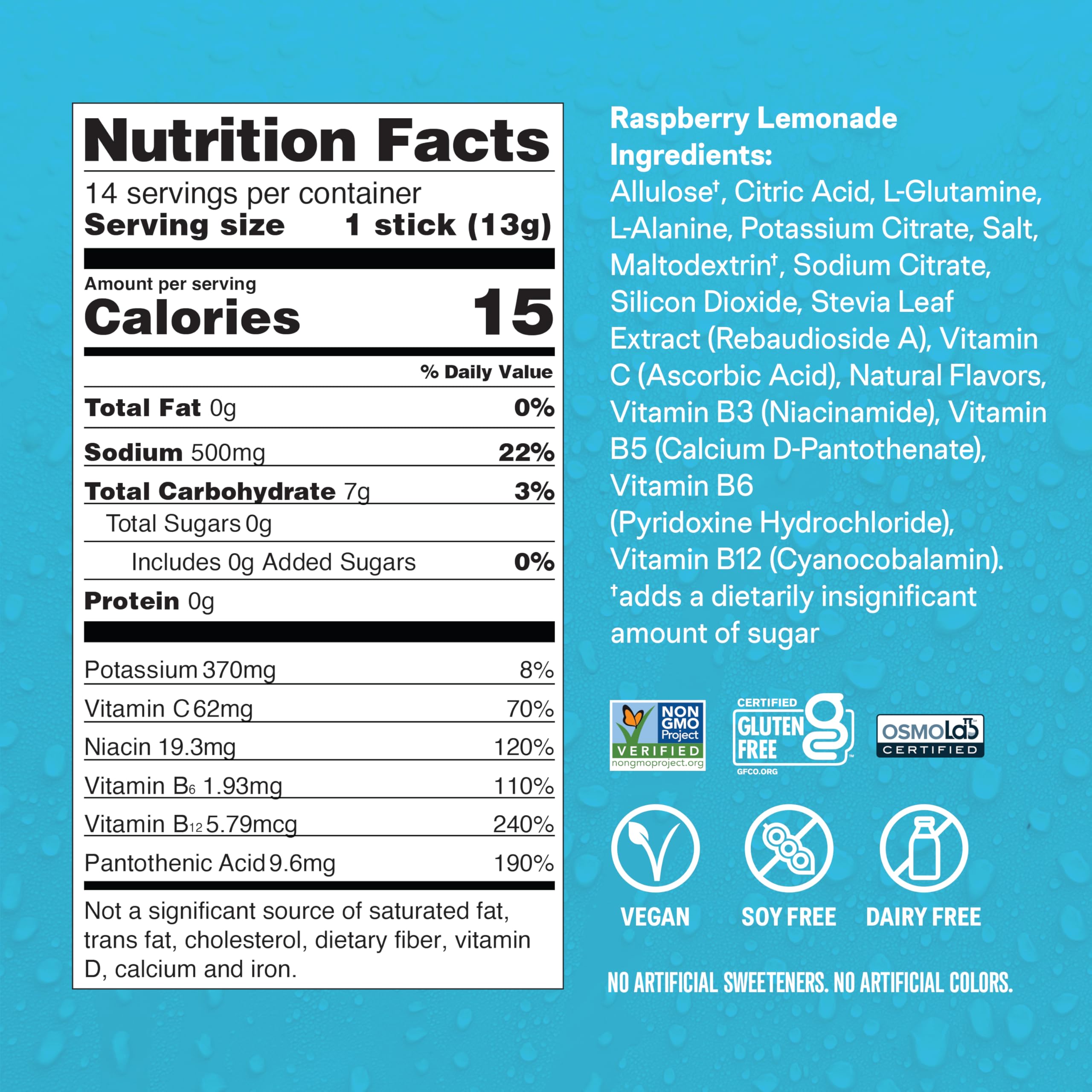 Liquid I.V.® Hydration Multiplier® Sugar-Free - Raspberry Lemonade | Electrolyte Powder Drink Mix | 3 Pack (42 Servings) Liquid I.V.US supplements