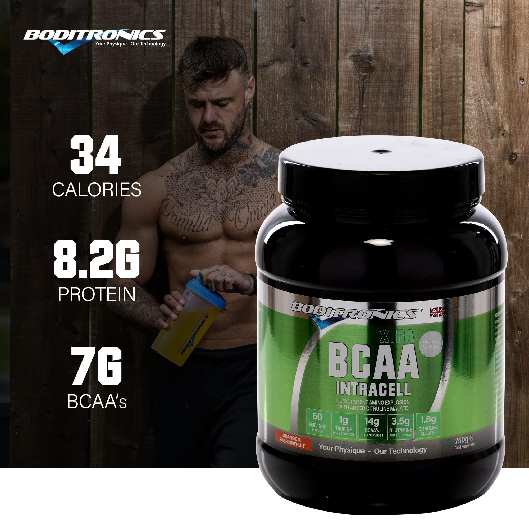 Boditronics BCAA Intracell Xtra Intra Workout Protein Powder, Branched Chain Amino Acid Supplement BoditronicsAu supplements