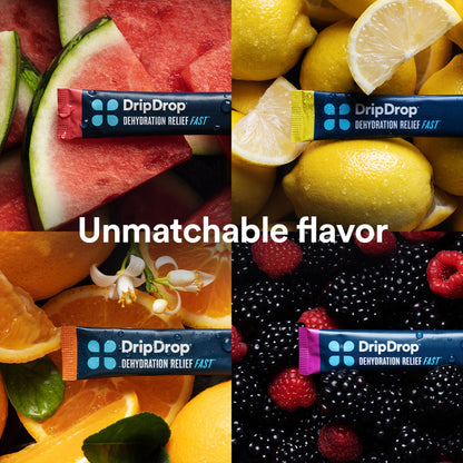 DripDrop Hydration - Electrolyte Powder Packets - Watermelon, Berry, Orange, Lemon DripDropUS supplements