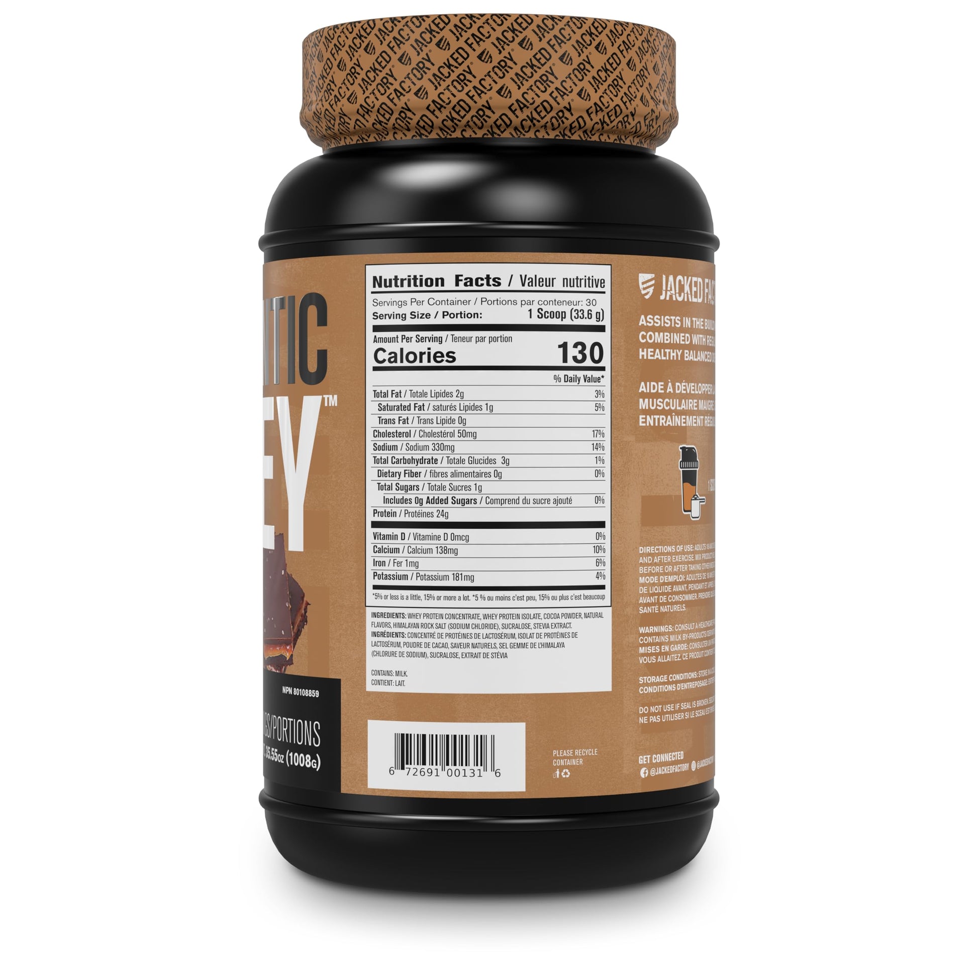 Jacked Factory Authentic Whey Muscle Building Whey Protein Powder - Low Carb Jacked FactoryUS supplements