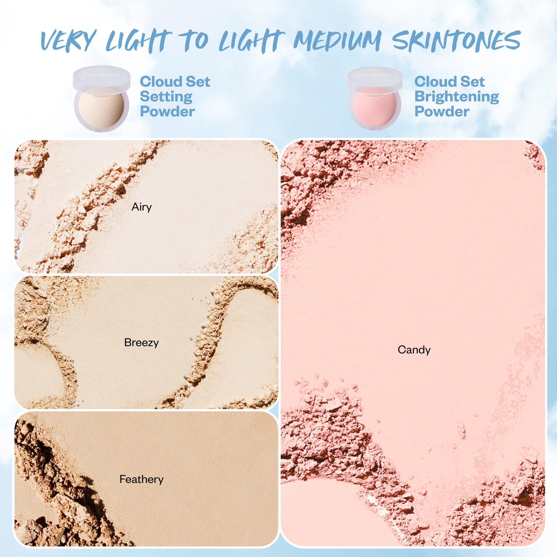 Kosas Cloud Set Pressed Setting Powder – Translucent Shine Control Face Powder, Soft Matte Finish, Comfy (Sheer Medium) KosasAu supplements
